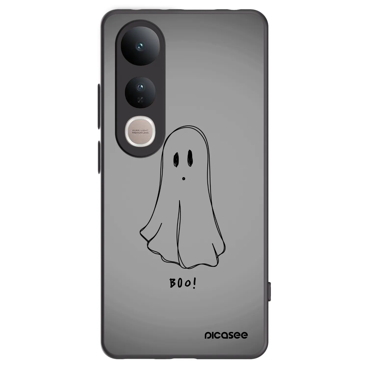 Picasee fekete szilikon tok az alábbi mobiltelefonokra Vivo V50 Lite 5G - Ghost