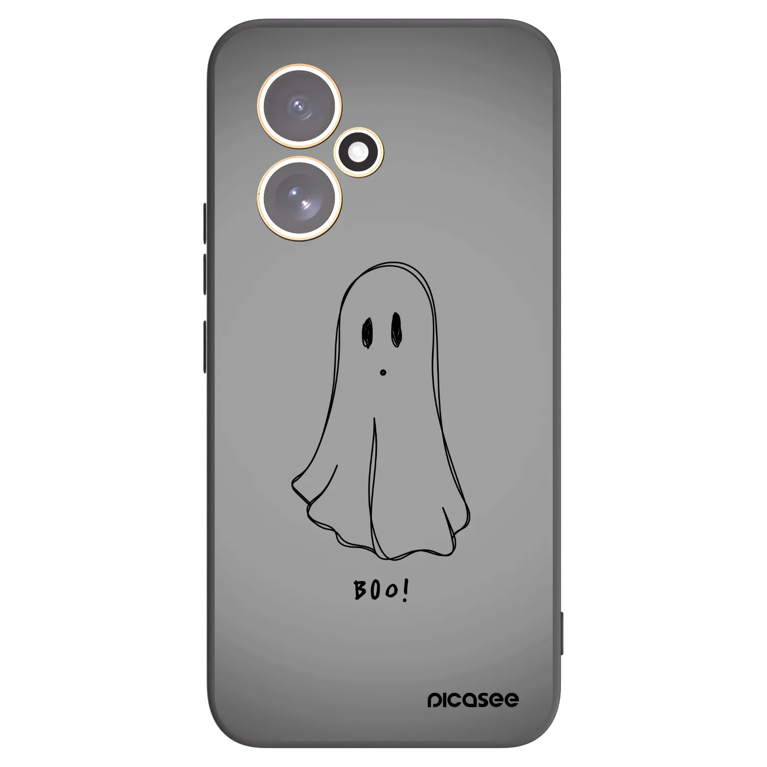 Picasee fekete szilikon tok az alábbi mobiltelefonokra Honor 400 5G - Ghost