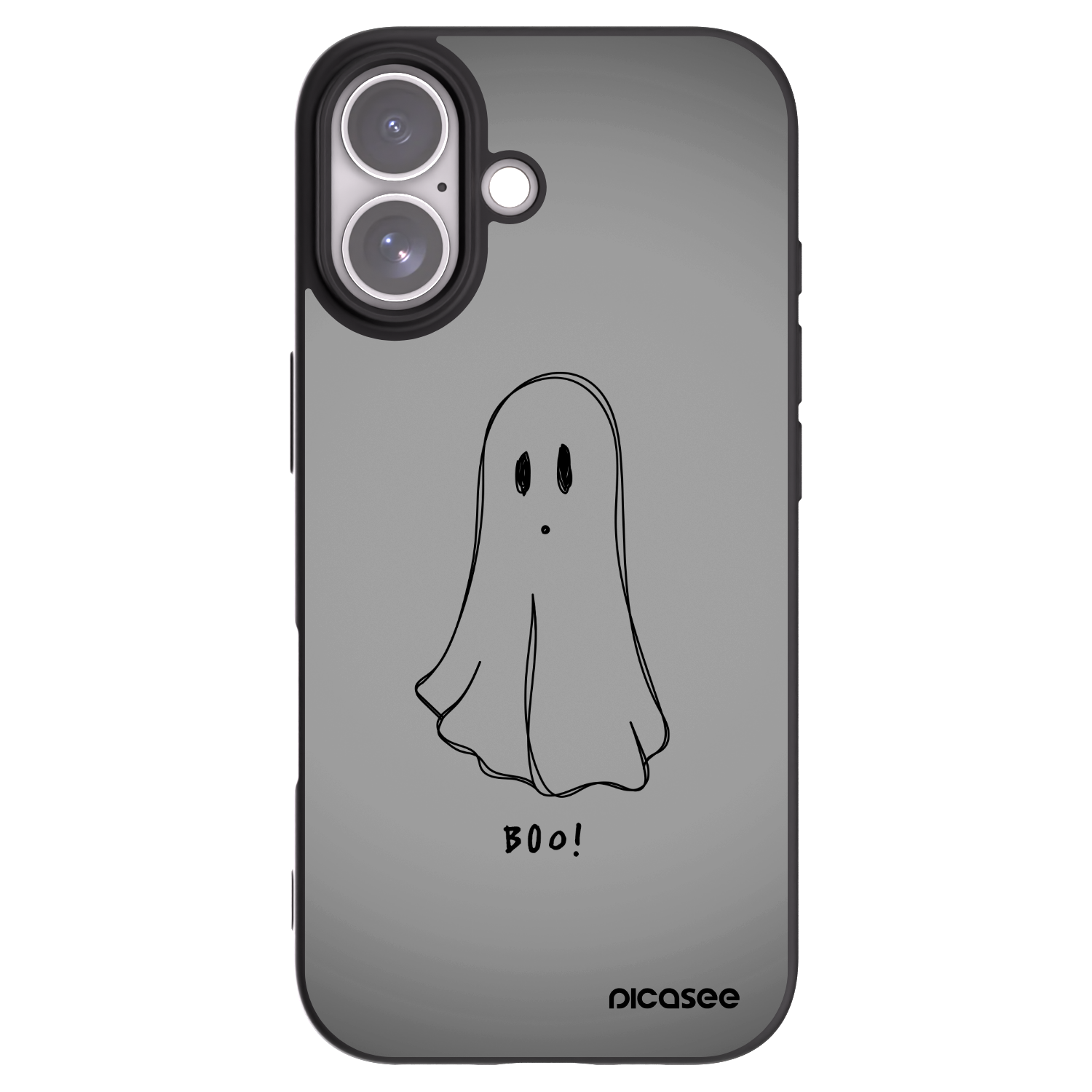 Picasee fekete szilikon tok az alábbi mobiltelefonokra Apple iPhone 17 - Ghost