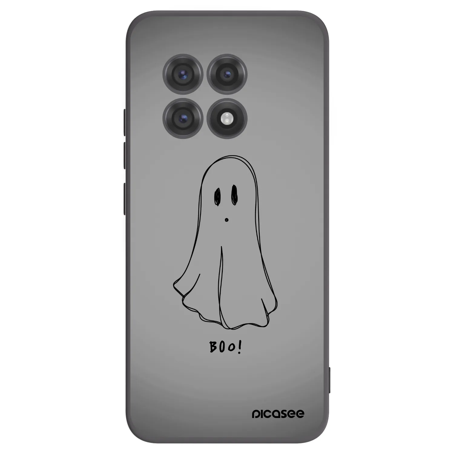 Picasee fekete szilikon tok az alábbi mobiltelefonokra OnePlus 13R 5G - Ghost