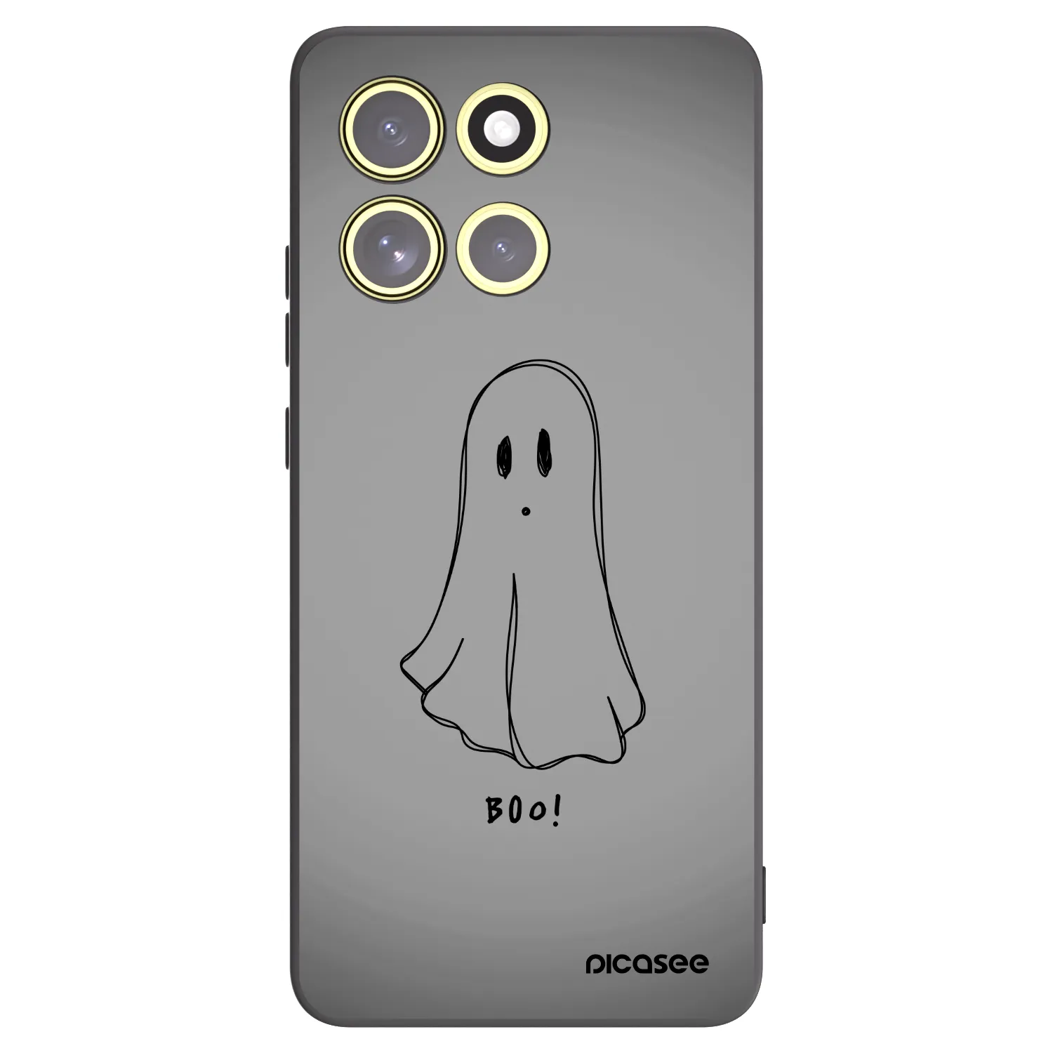 Picasee fekete szilikon tok az alábbi mobiltelefonokra Motorola Moto G86 5G - Ghost