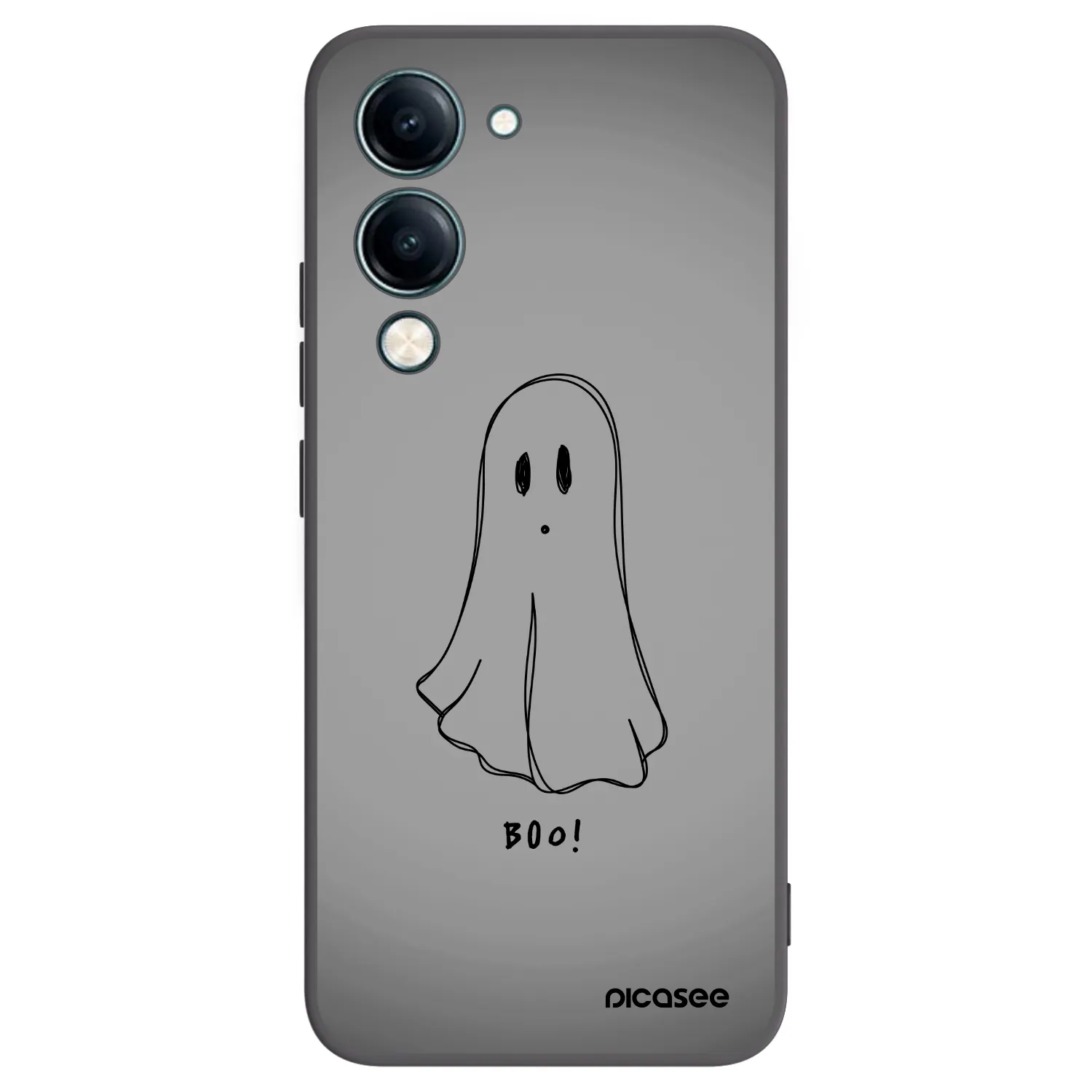 Picasee fekete szilikon tok az alábbi mobiltelefonokra Vivo Y29s 5G - Ghost