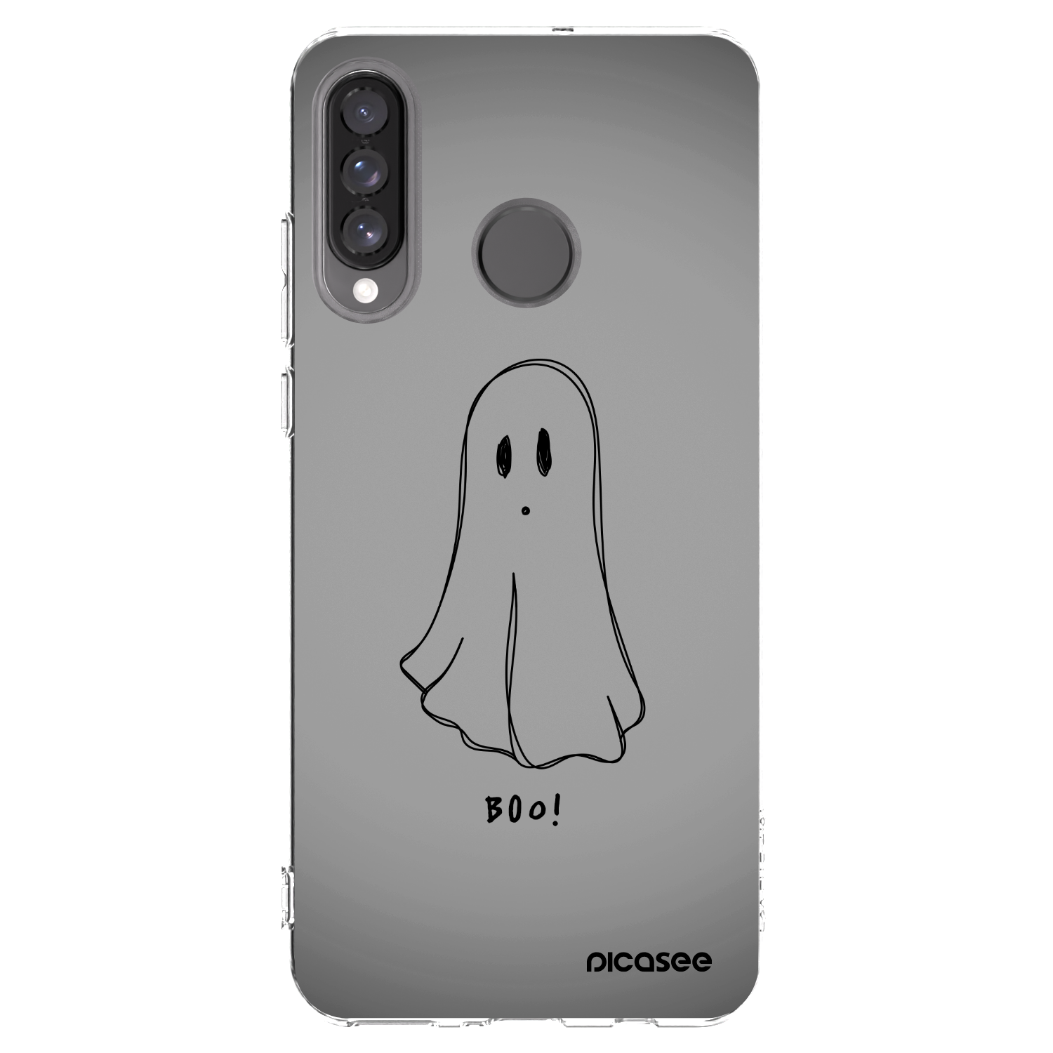 Picasee átlátszó szilikon tok az alábbi mobiltelefonokra Huawei P30 Lite - Ghost