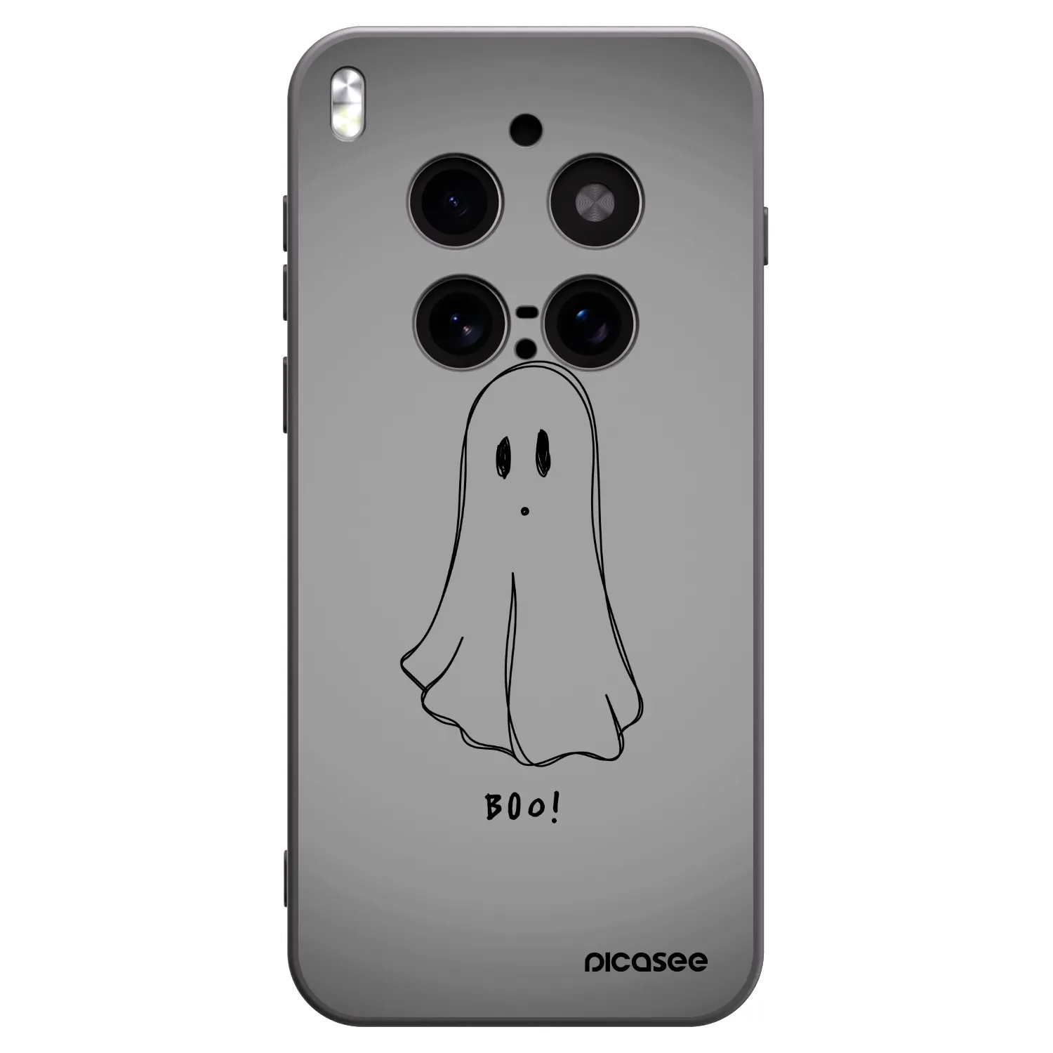 Picasee fekete szilikon tok az alábbi mobiltelefonokra Vivo X300 Pro - Ghost