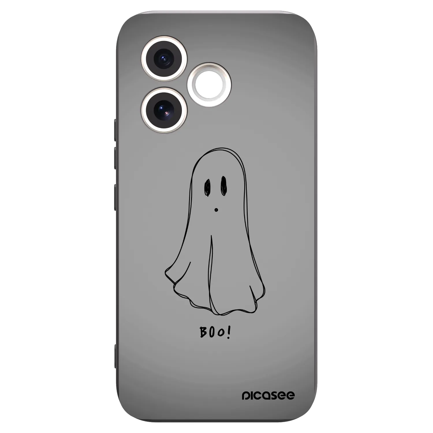 Picasee fekete szilikon tok az alábbi mobiltelefonokra Honor 600 Lite - Ghost