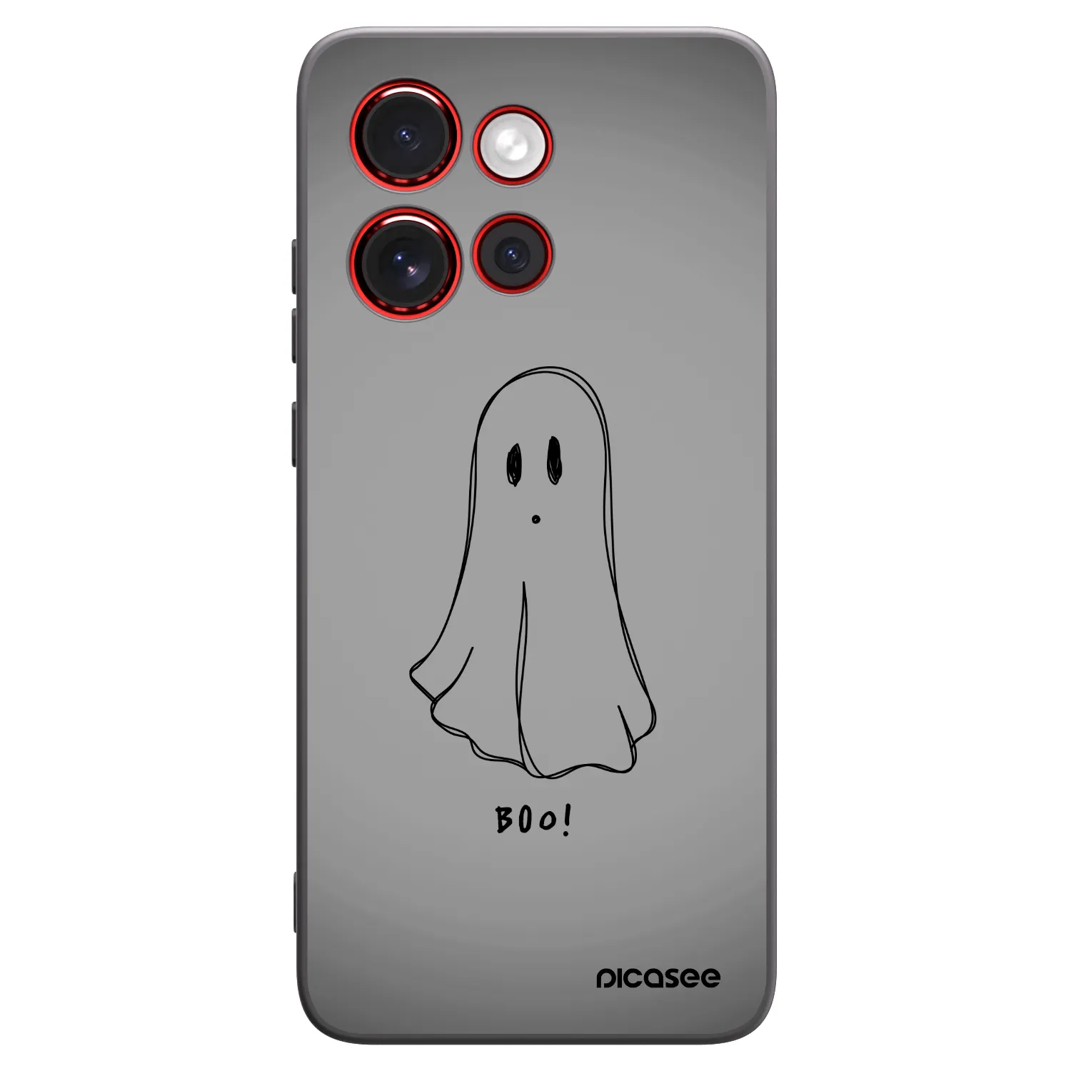 Picasee fekete szilikon tok az alábbi mobiltelefonokra Motorola Edge 60 Neo 5G - Ghost
