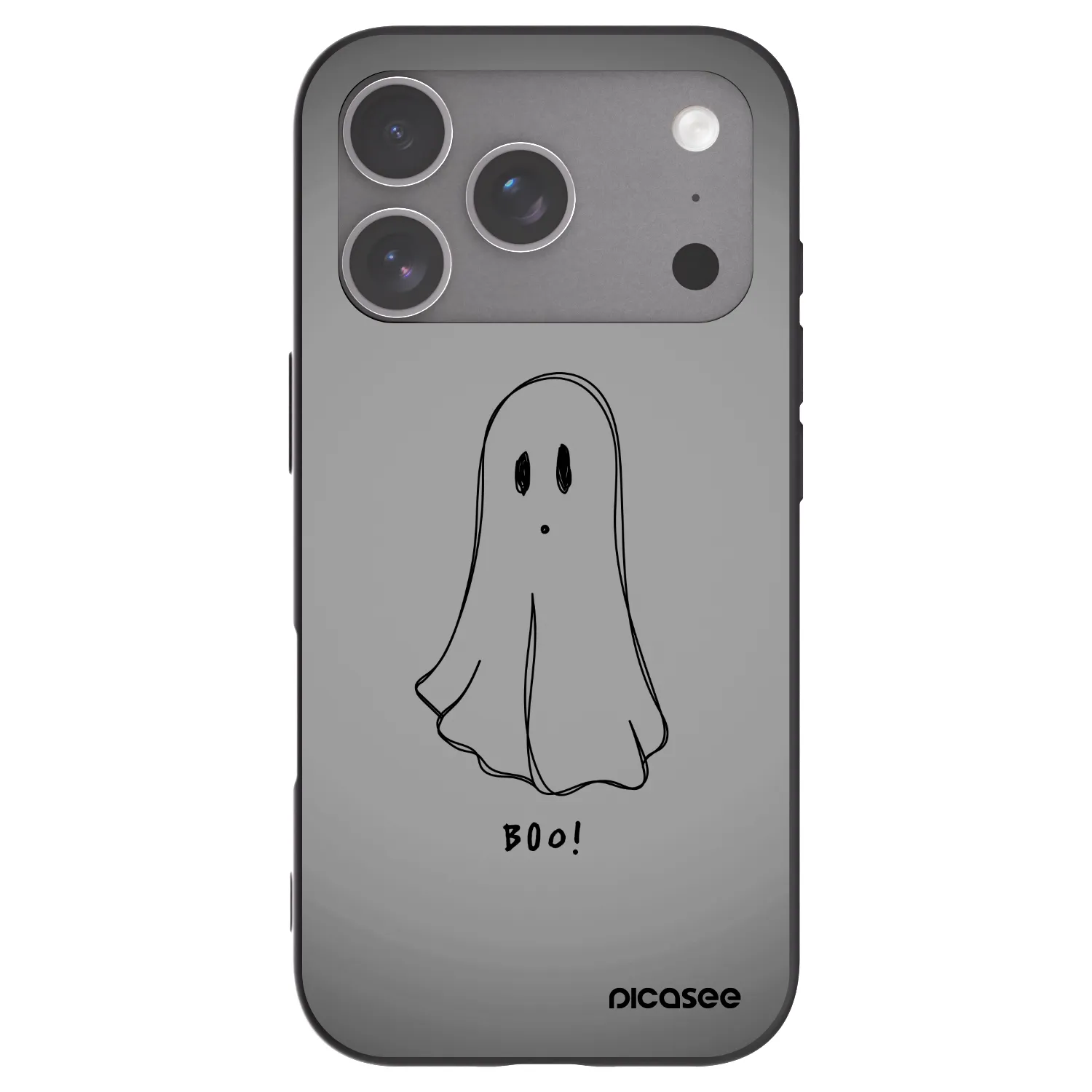 Picasee fekete szilikon tok az alábbi mobiltelefonokra Apple iPhone 18 Pro - Ghost