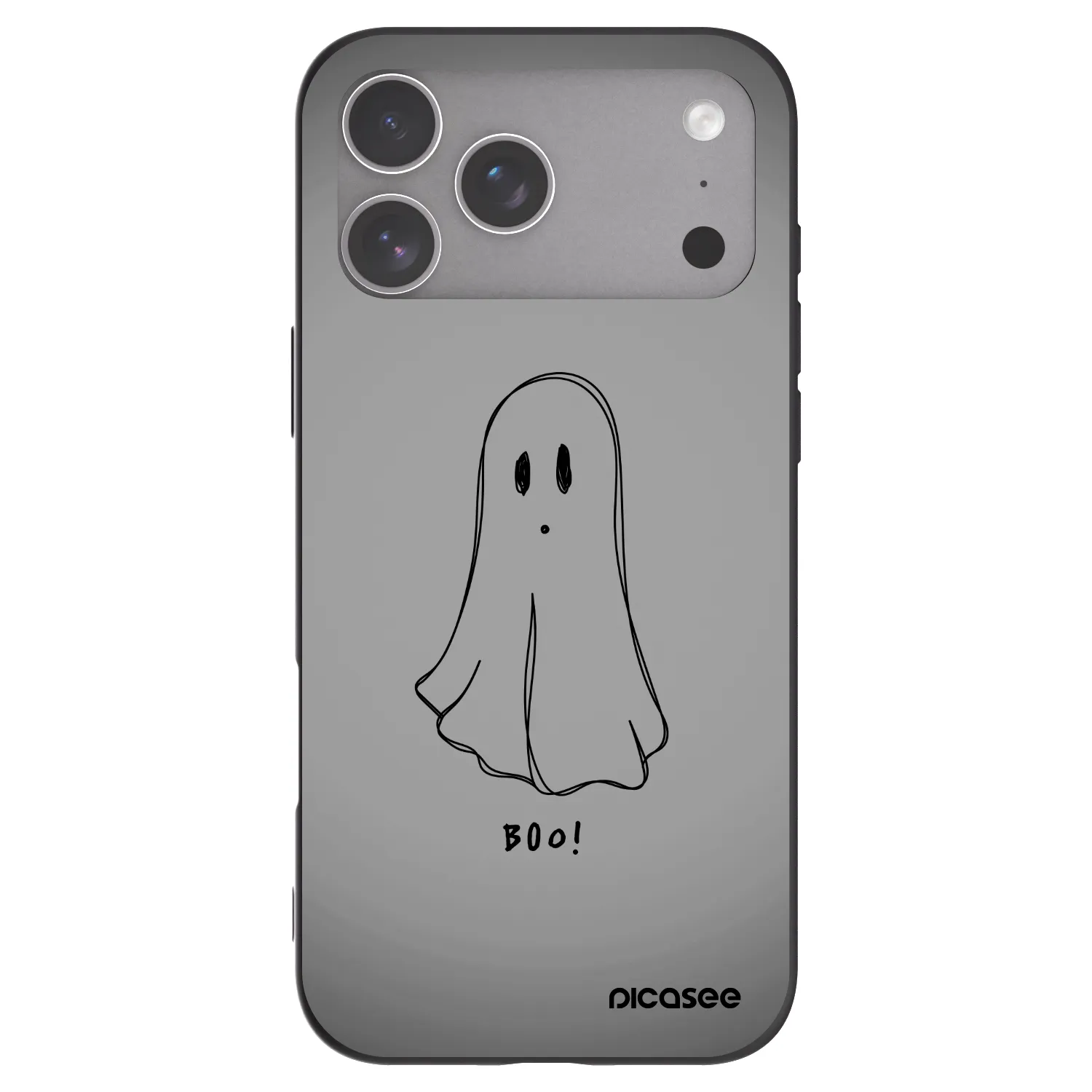 Picasee fekete szilikon tok az alábbi mobiltelefonokra Apple iPhone 18 Pro Max - Ghost