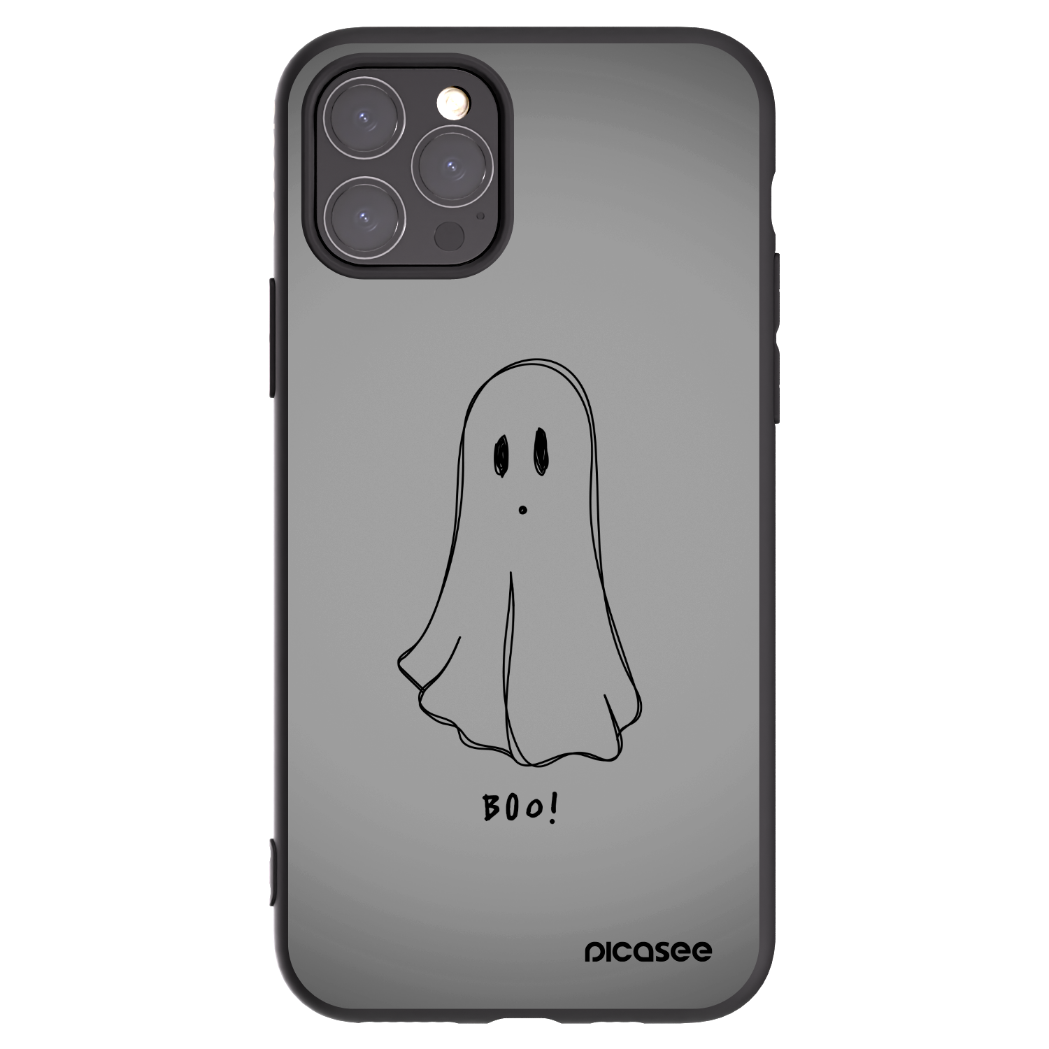Picasee fekete szilikon tok az alábbi mobiltelefonokra Apple iPhone 11 Pro - Ghost