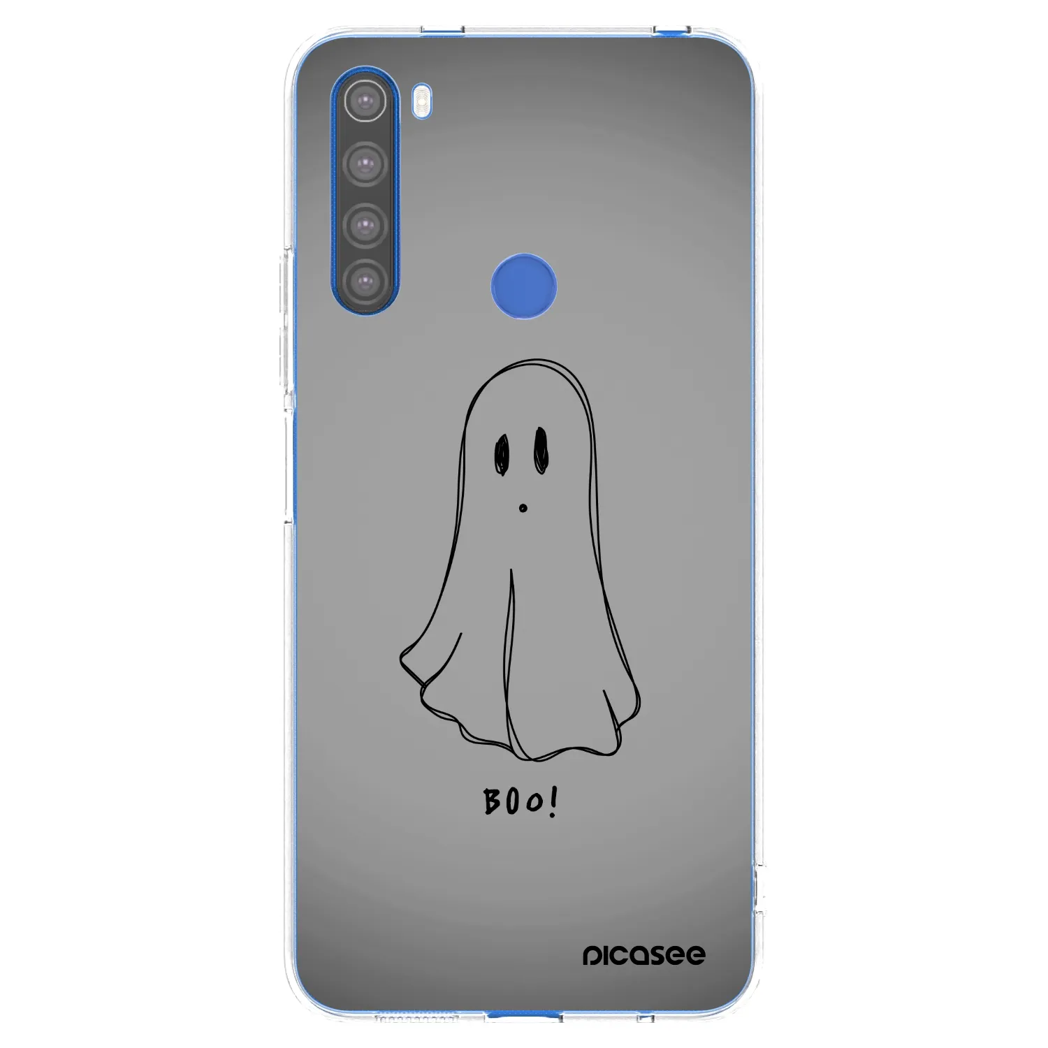 Picasee átlátszó szilikon tok az alábbi mobiltelefonokra Xiaomi Redmi Note 8T - Ghost