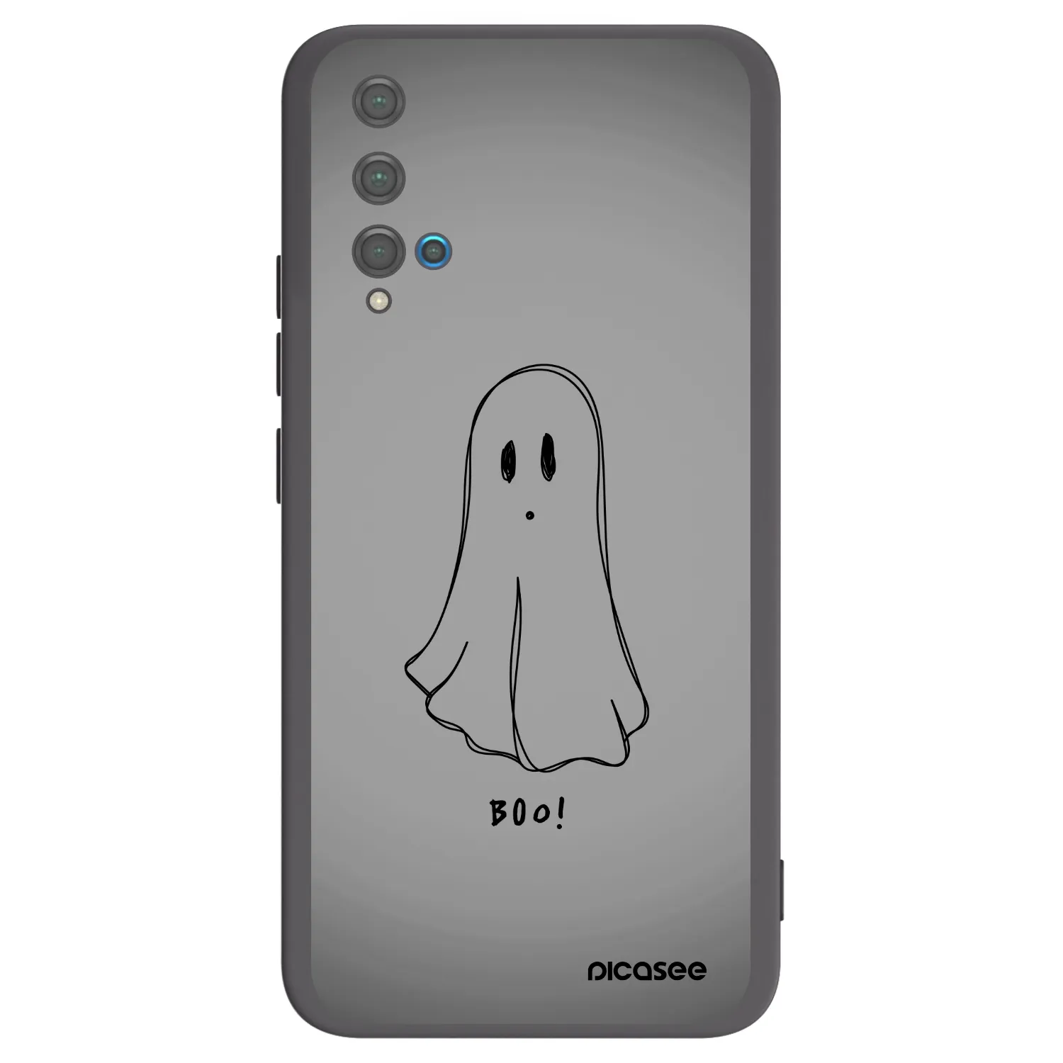 Picasee fekete szilikon tok az alábbi mobiltelefonokra Huawei Nova 5T - Ghost