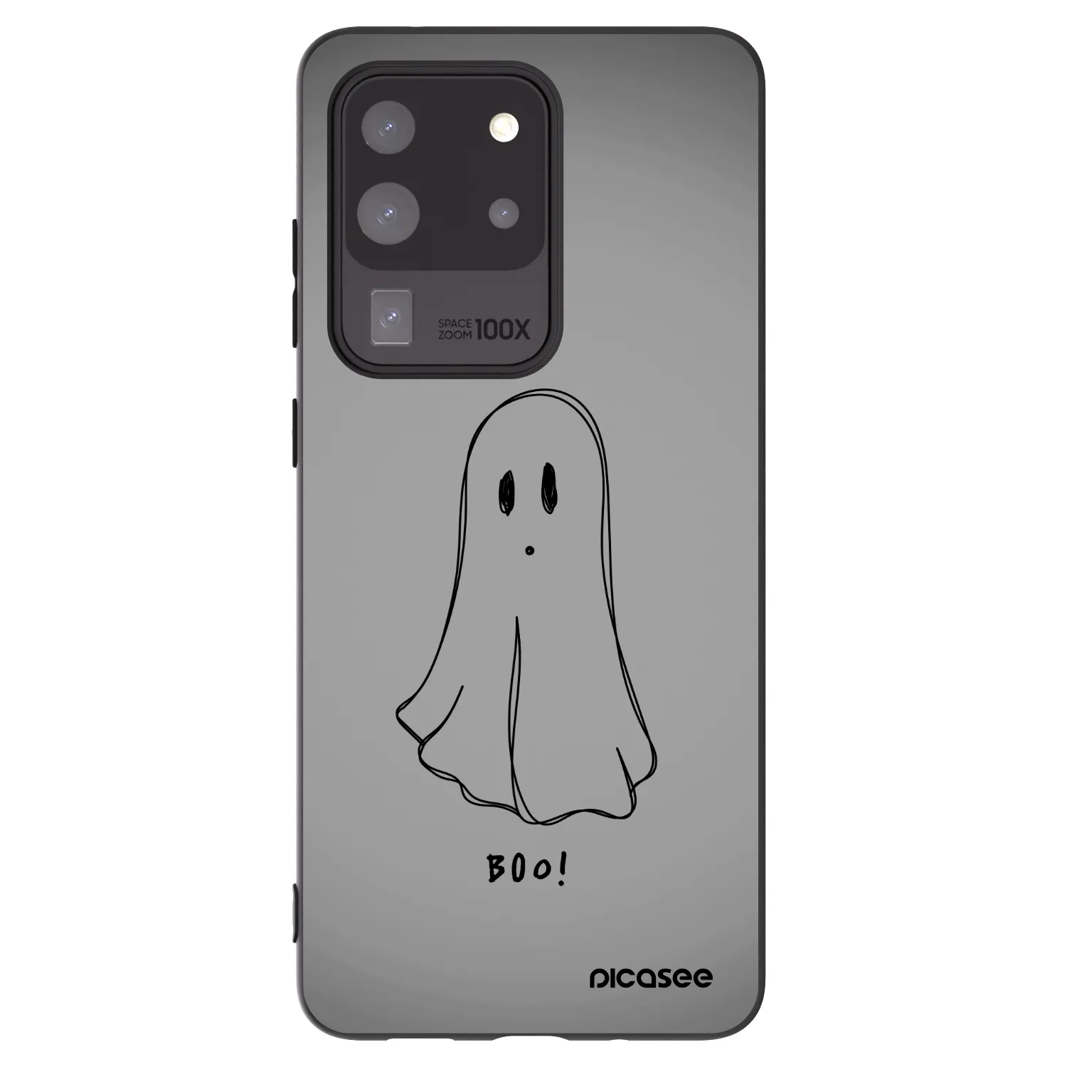 Picasee fekete szilikon tok az alábbi mobiltelefonokra Samsung Galaxy S20 Ultra 5G G988F - Ghost