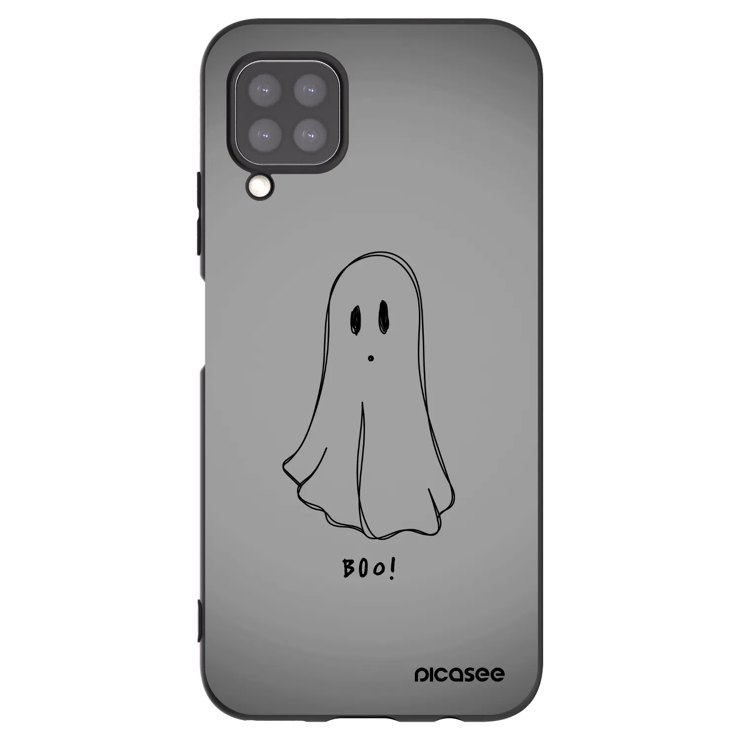Picasee fekete szilikon tok az alábbi mobiltelefonokra Huawei P40 Lite - Ghost