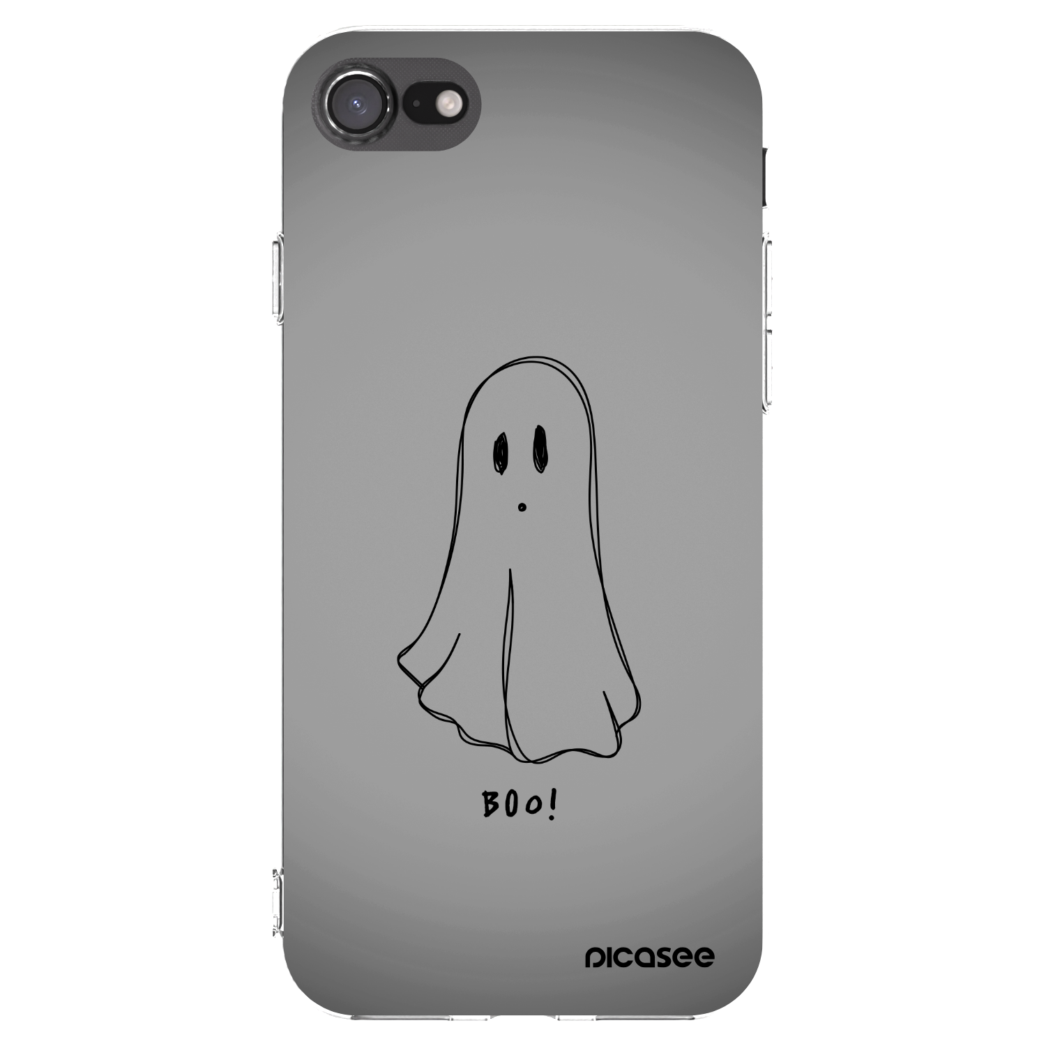 Picasee átlátszó szilikon tok az alábbi mobiltelefonokra Apple iPhone SE 2020 - Ghost