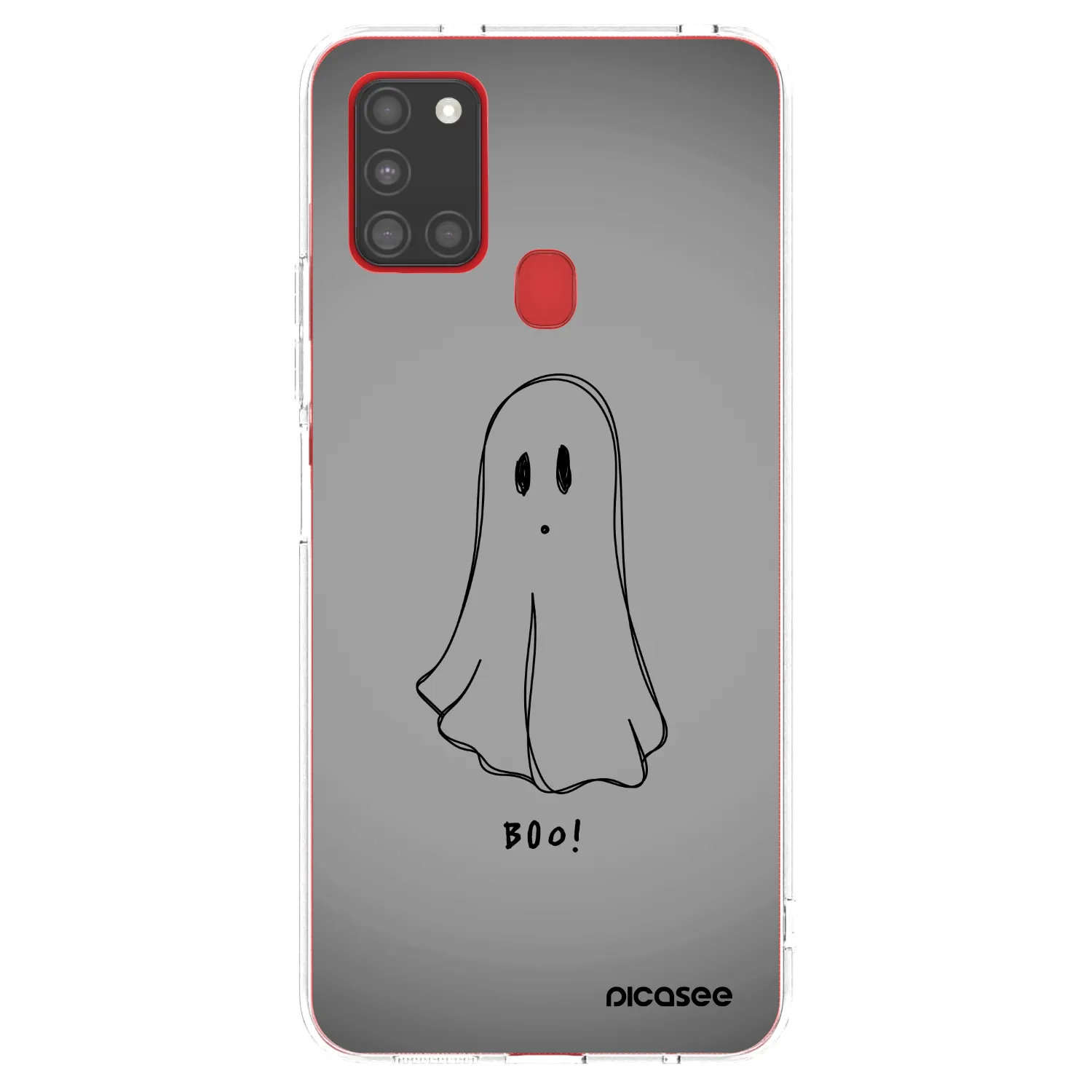 Picasee átlátszó szilikon tok az alábbi mobiltelefonokra Samsung Galaxy A21s - Ghost