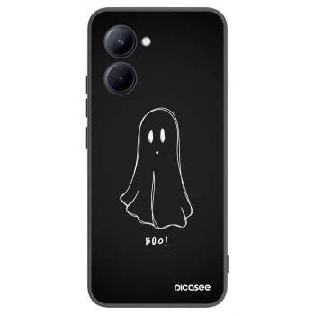 Picasee fekete szilikon tok az alábbi mobiltelefonokra Realme C33 (2023) - Ghost 2