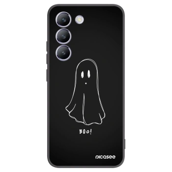 Picasee fekete szilikon tok az alábbi mobiltelefonokra Vivo V40 SE 5G - Ghost 2