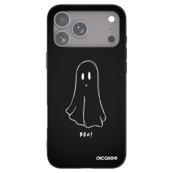 Picasee fekete szilikon tok az alábbi mobiltelefonokra Apple iPhone 17 Pro Max - Ghost 2