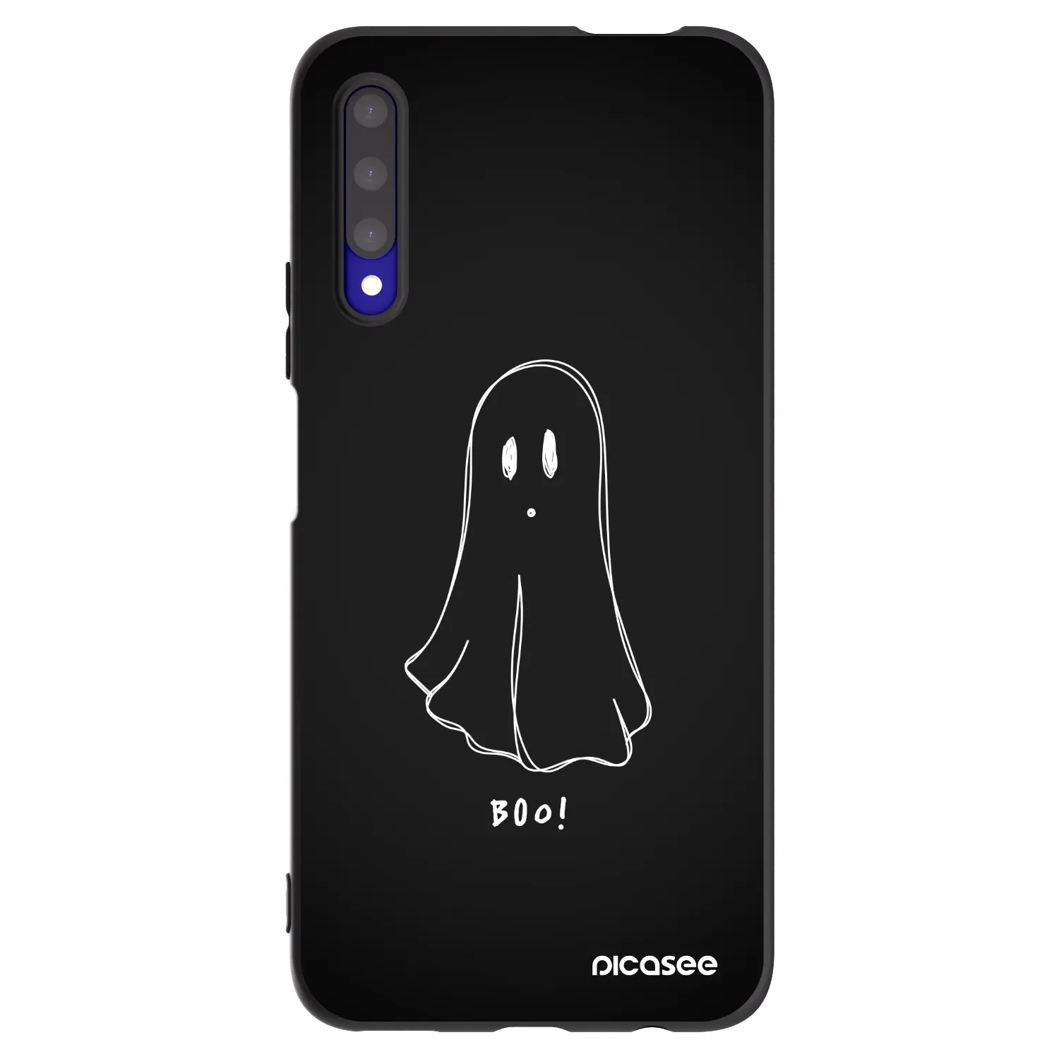 Picasee fekete szilikon tok az alábbi mobiltelefonokra Honor 9X Pro - Ghost 2