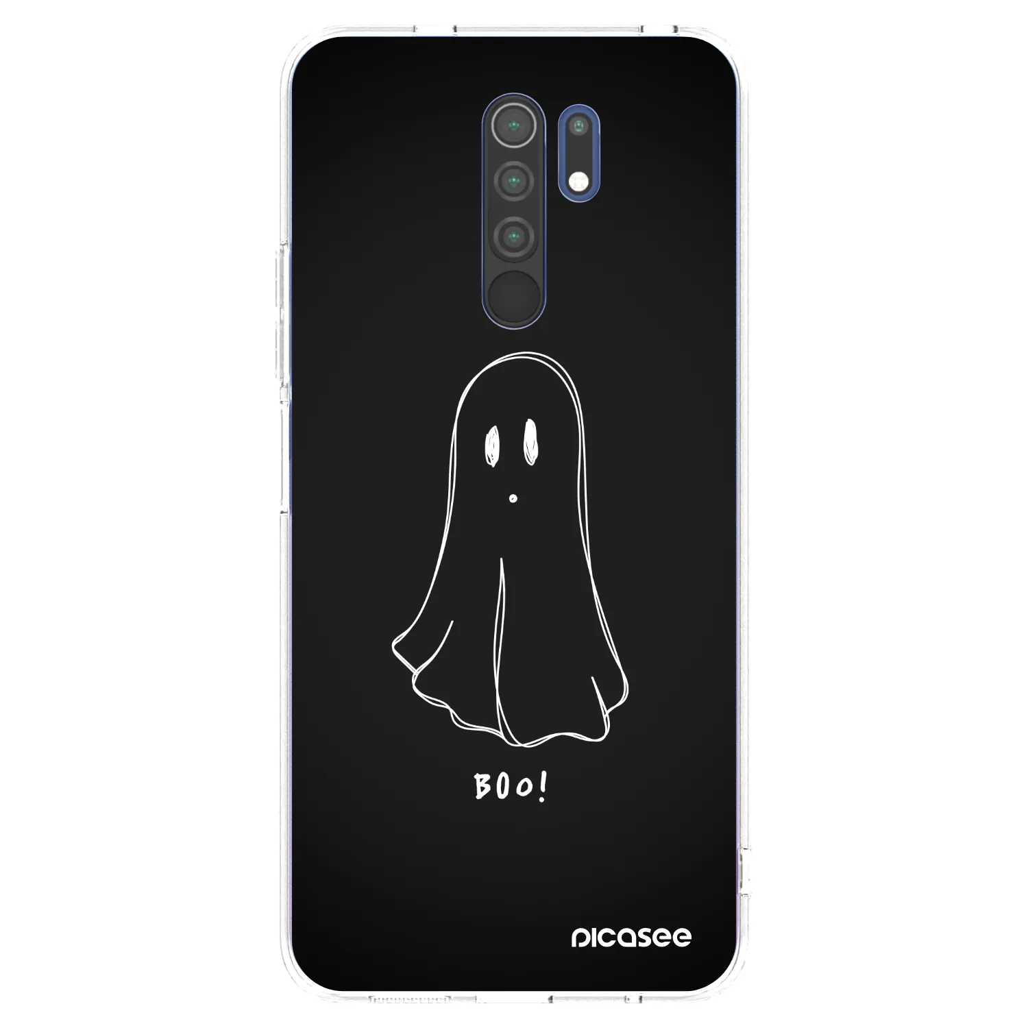Picasee átlátszó szilikon tok az alábbi mobiltelefonokra Xiaomi Redmi 9 - Ghost 2