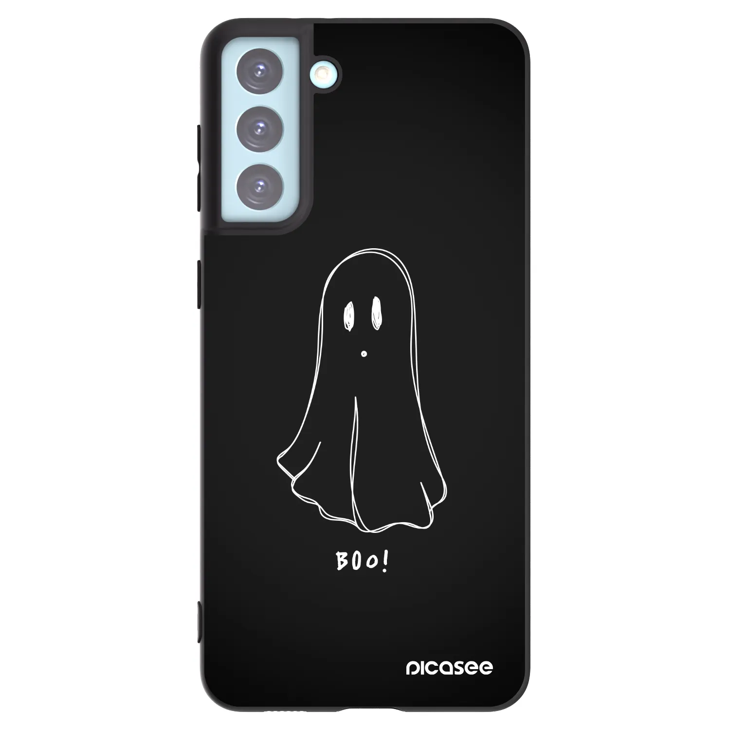 Picasee fekete szilikon tok az alábbi mobiltelefonokra Samsung Galaxy S21+ 5G G996F - Ghost 2