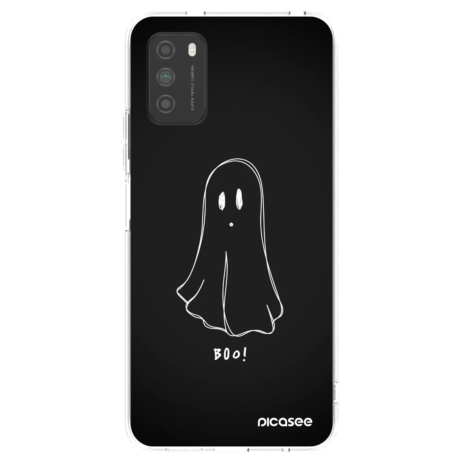 Picasee átlátszó szilikon tok az alábbi mobiltelefonokra Xiaomi Poco M3 - Ghost 2