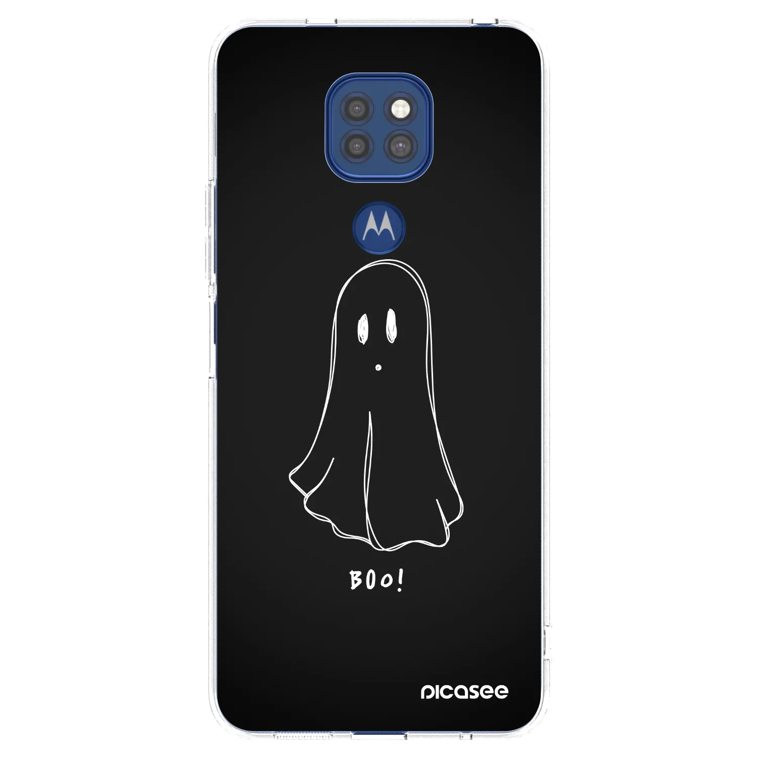 Picasee átlátszó szilikon tok az alábbi mobiltelefonokra Motorola Moto G9 Play - Ghost 2