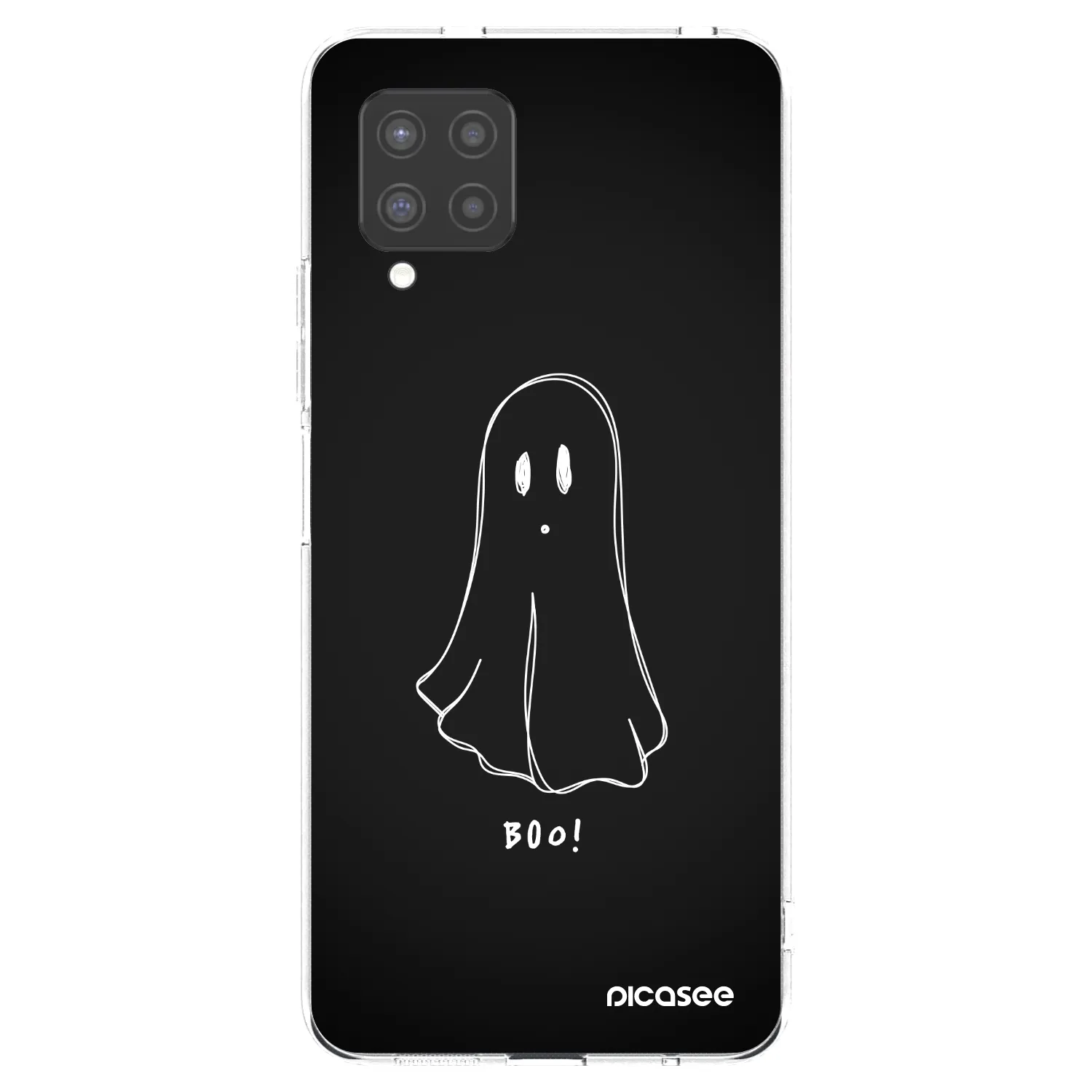 Picasee átlátszó szilikon tok az alábbi mobiltelefonokra Samsung Galaxy A42 A426B - Ghost 2