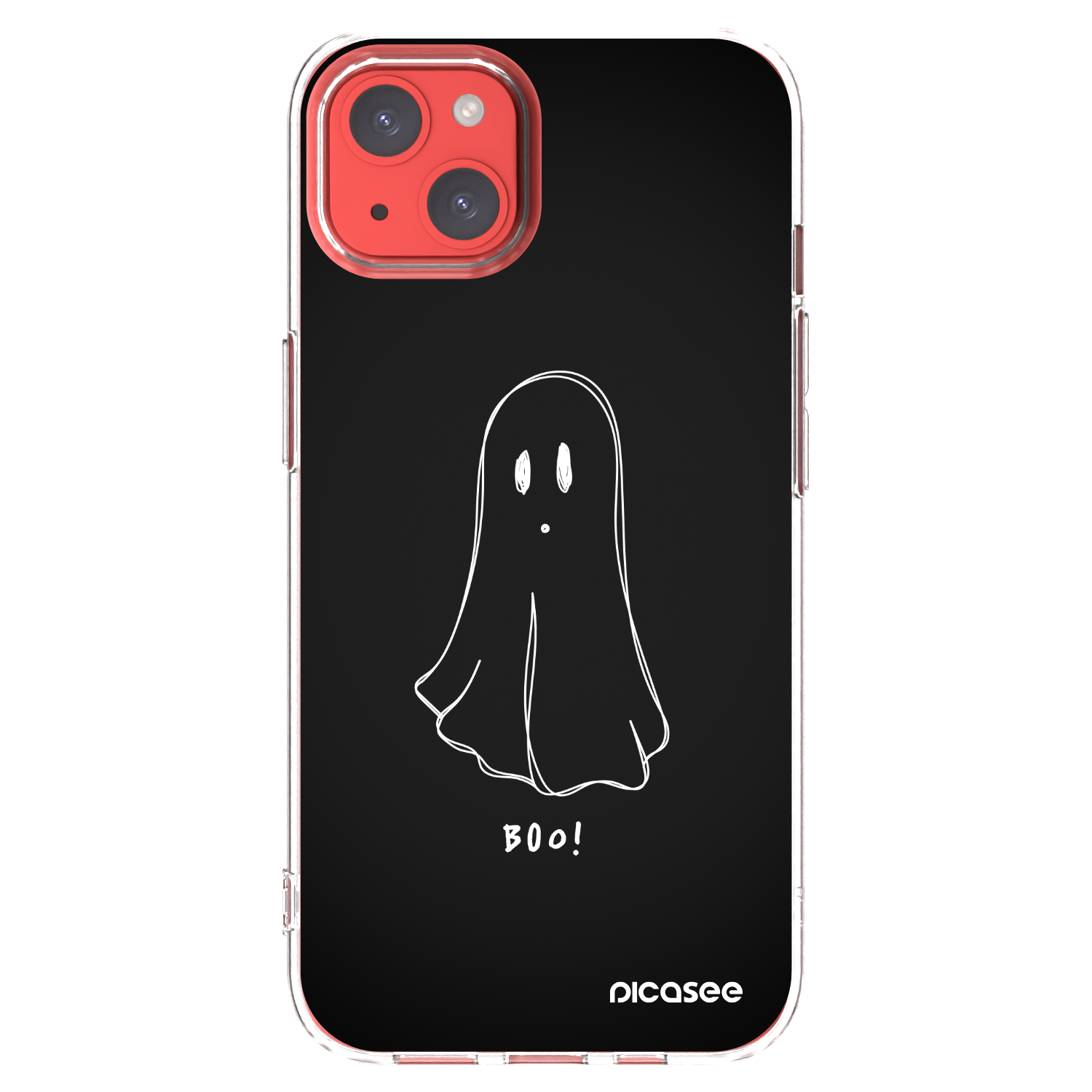 Picasee átlátszó szilikon tok az alábbi mobiltelefonokra Apple iPhone 13 - Ghost 2