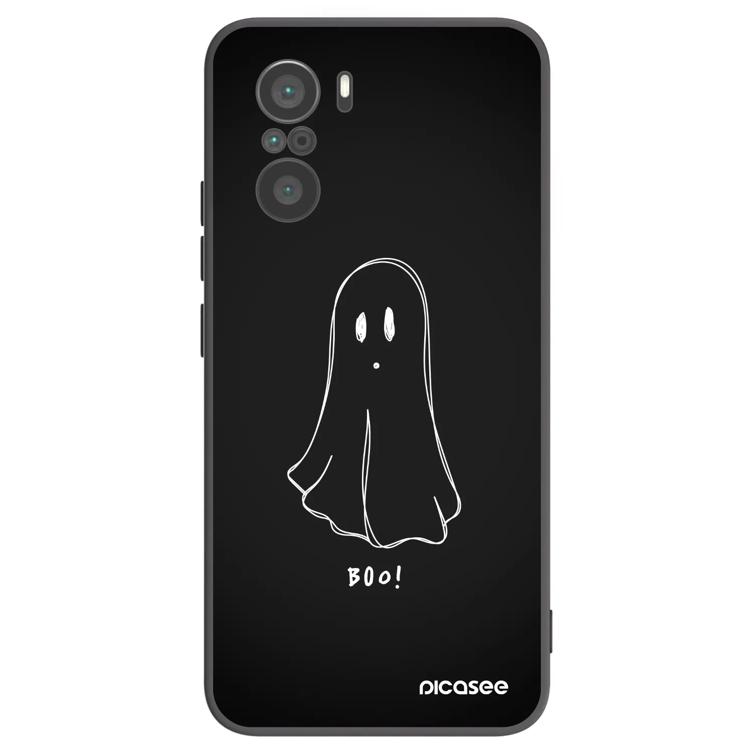 Picasee fekete szilikon tok az alábbi mobiltelefonokra Xiaomi Poco F3 - Ghost 2