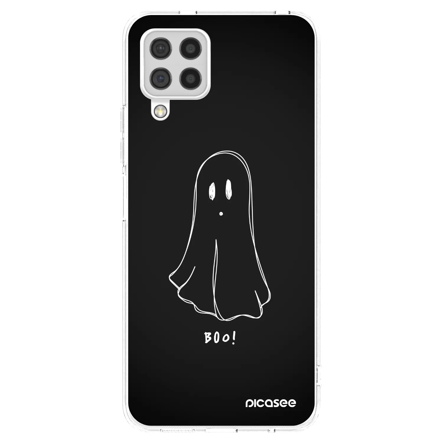 Picasee átlátszó szilikon tok az alábbi mobiltelefonokra Samsung Galaxy A22 A225F 4G - Ghost 2
