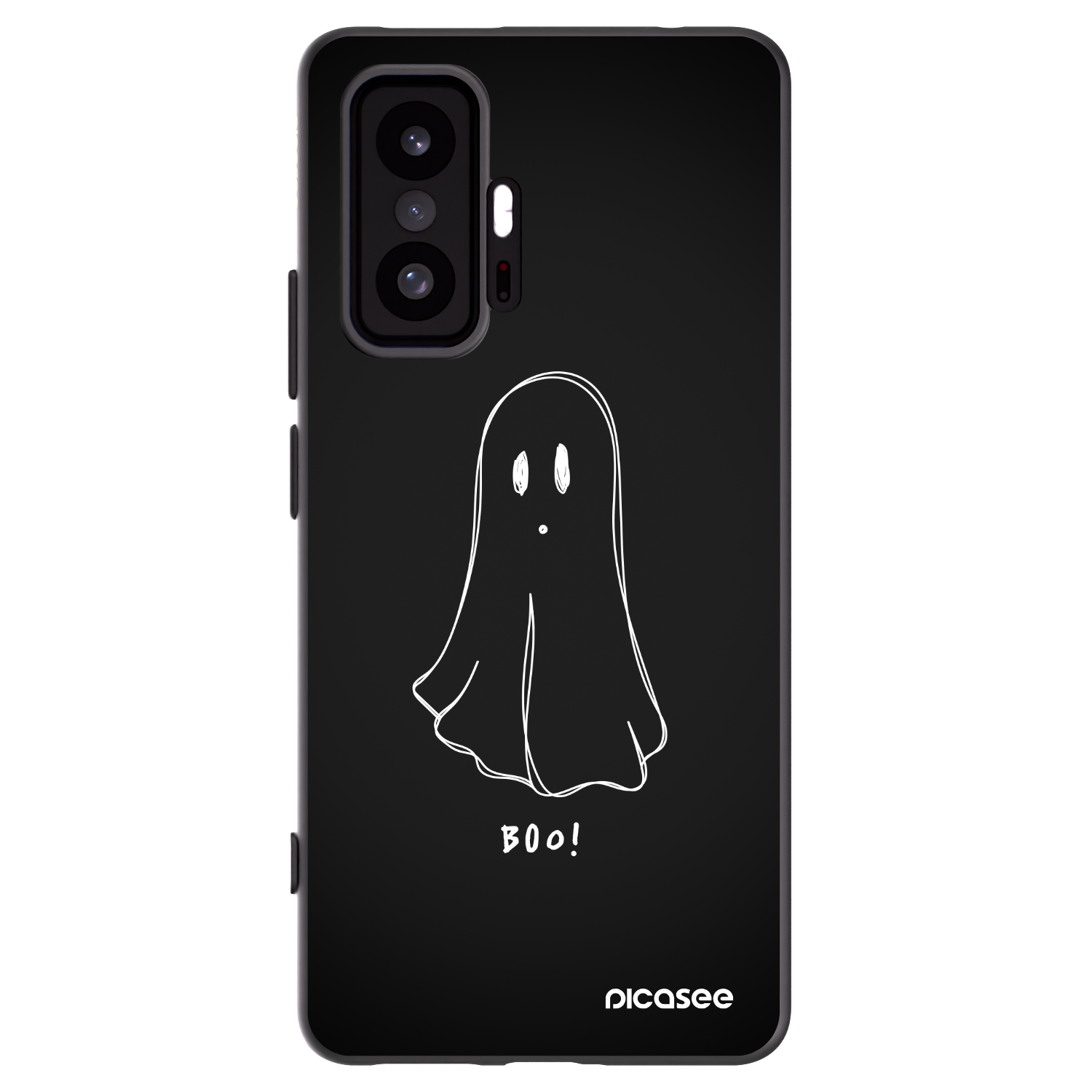 Picasee fekete szilikon tok az alábbi mobiltelefonokra Xiaomi 11T Pro - Ghost 2