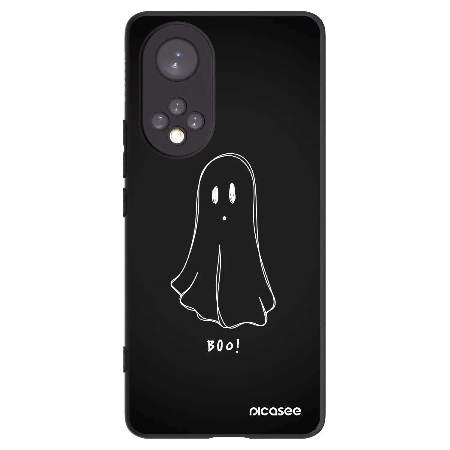 Picasee fekete szilikon tok az alábbi mobiltelefonokra Honor 50 5G - Ghost 2