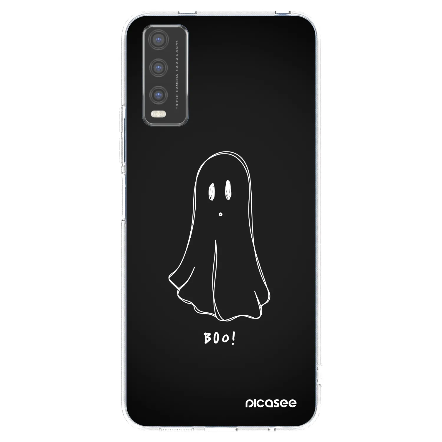 Picasee átlátszó szilikon tok az alábbi mobiltelefonokra Vivo Y20s - Ghost 2