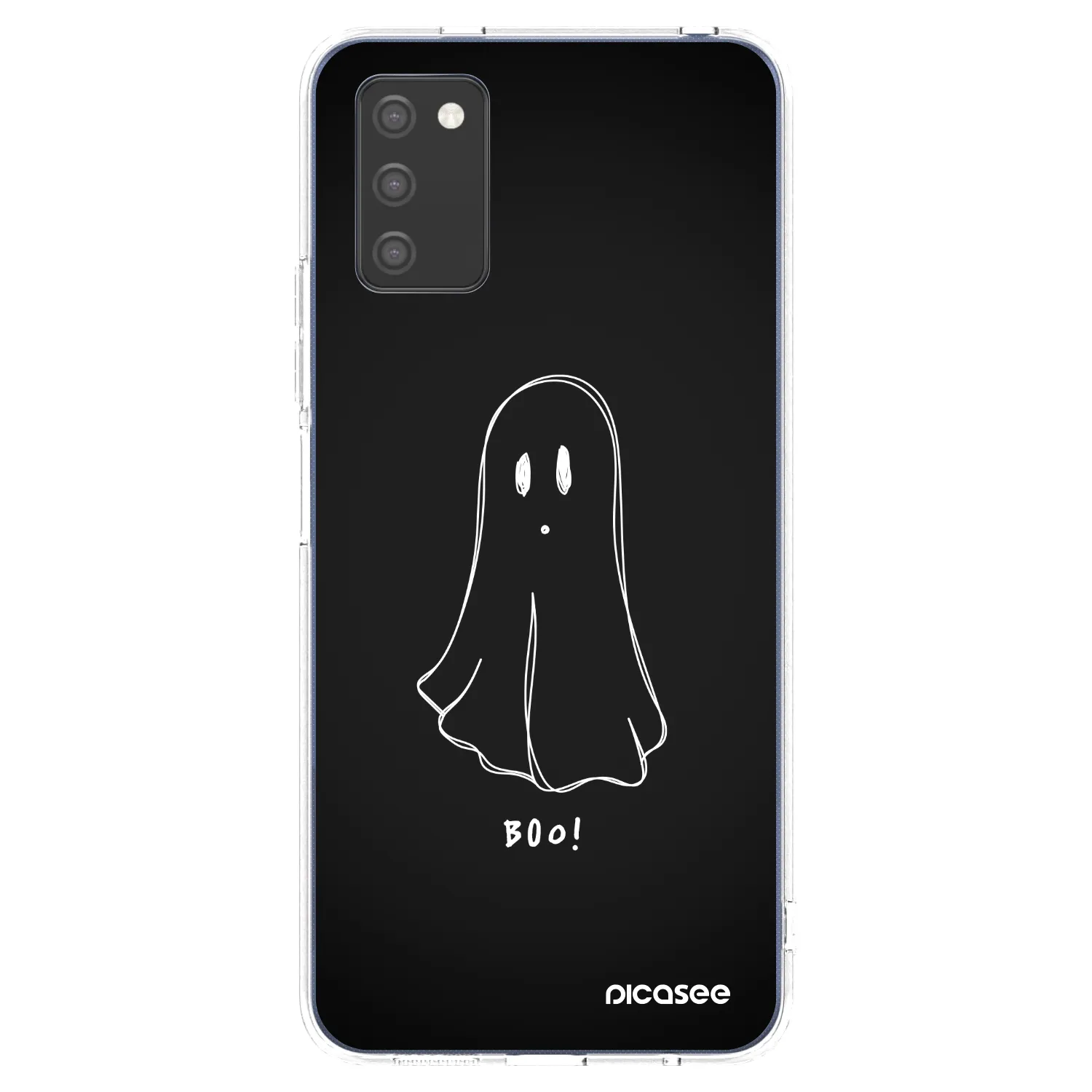 Picasee átlátszó szilikon tok az alábbi mobiltelefonokra Samsung Galaxy A03s A037G - Ghost 2