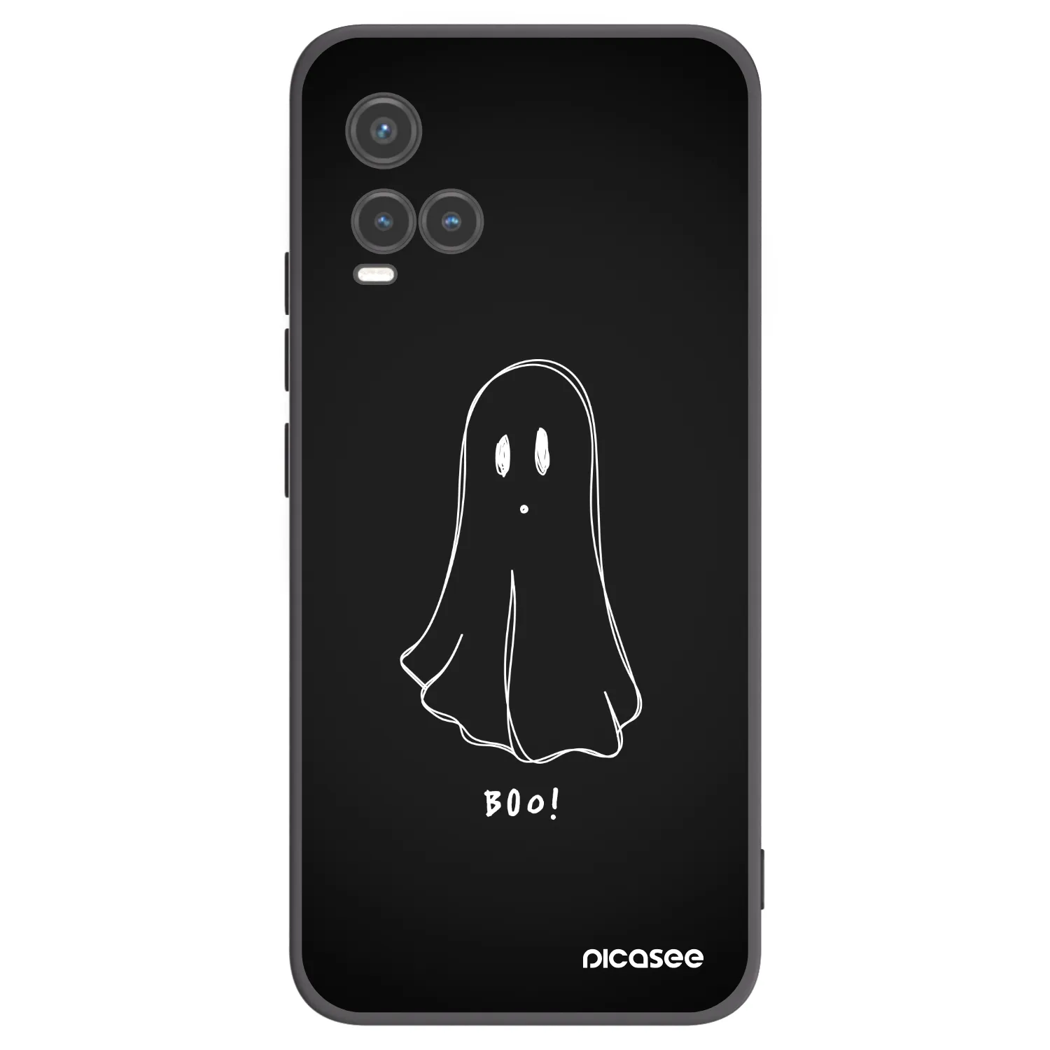 Picasee fekete szilikon tok az alábbi mobiltelefonokra Vivo Y33s - Ghost 2
