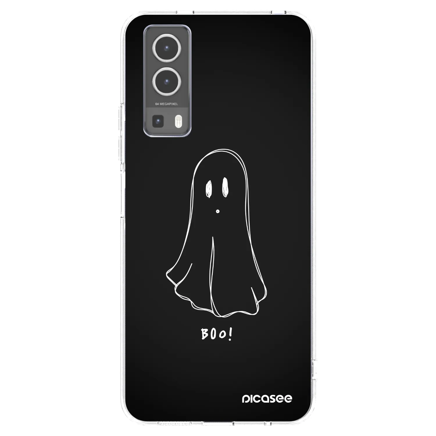 Picasee átlátszó szilikon tok az alábbi mobiltelefonokra Vivo Y72 5G - Ghost 2