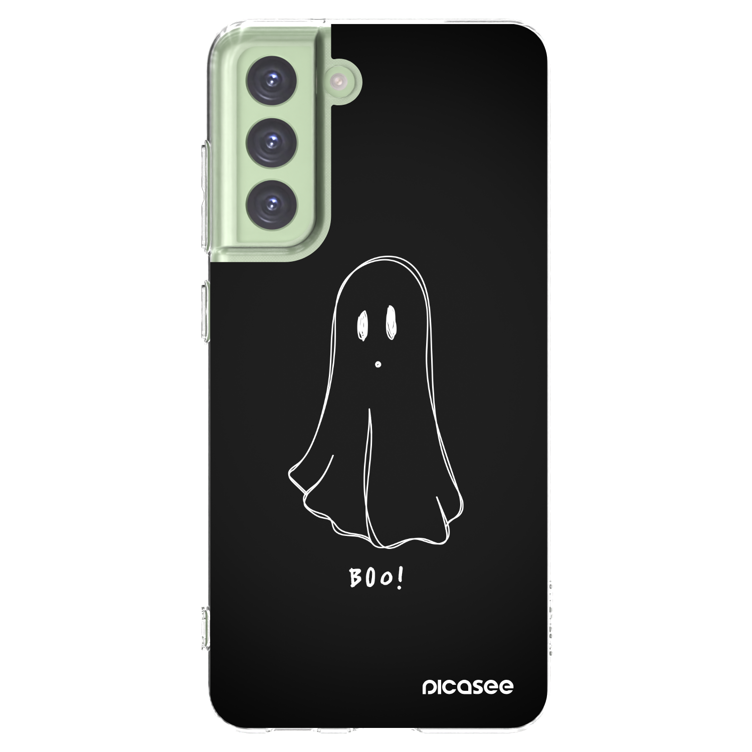 Picasee átlátszó szilikon tok az alábbi mobiltelefonokra Samsung Galaxy S21 FE 5G - Ghost 2