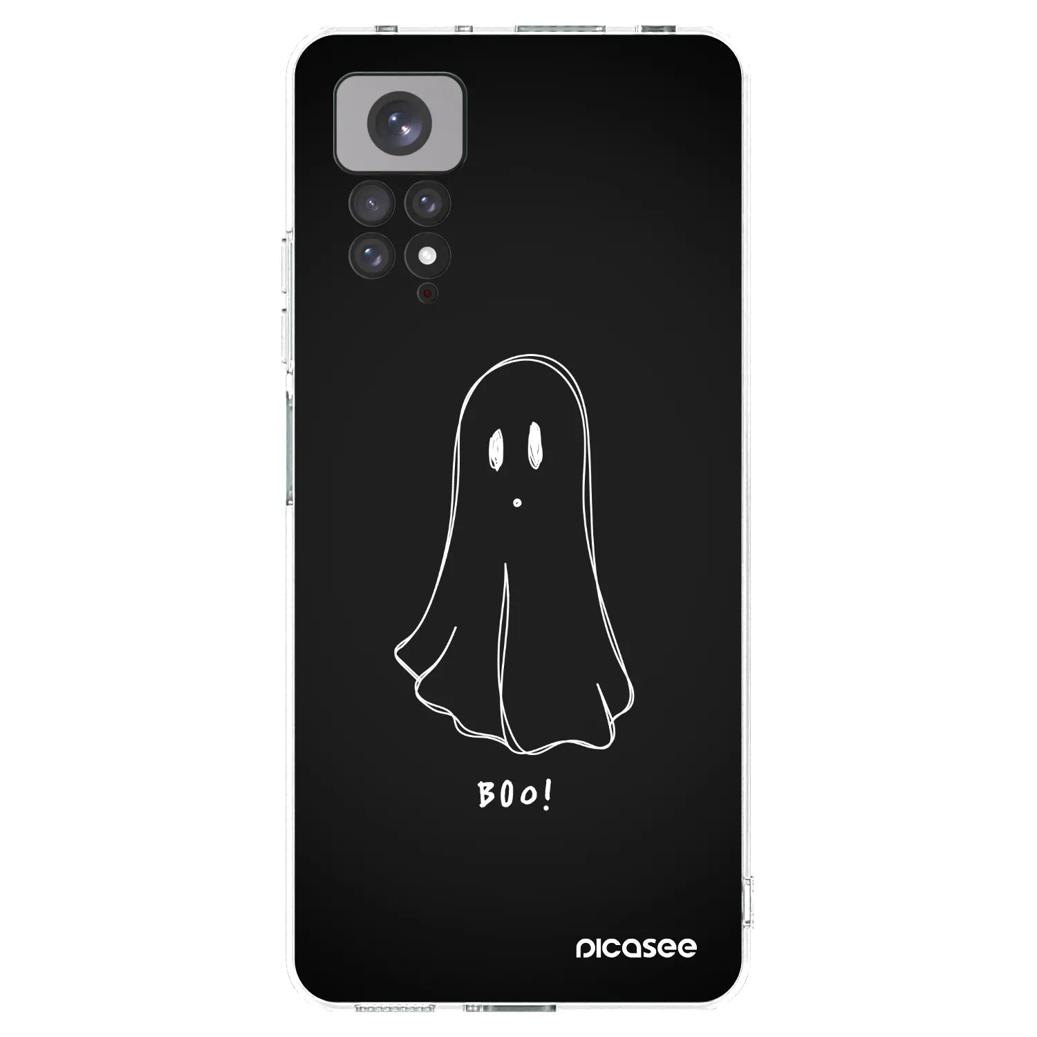 Picasee átlátszó szilikon tok az alábbi mobiltelefonokra Xiaomi Redmi Note 11 - Ghost 2