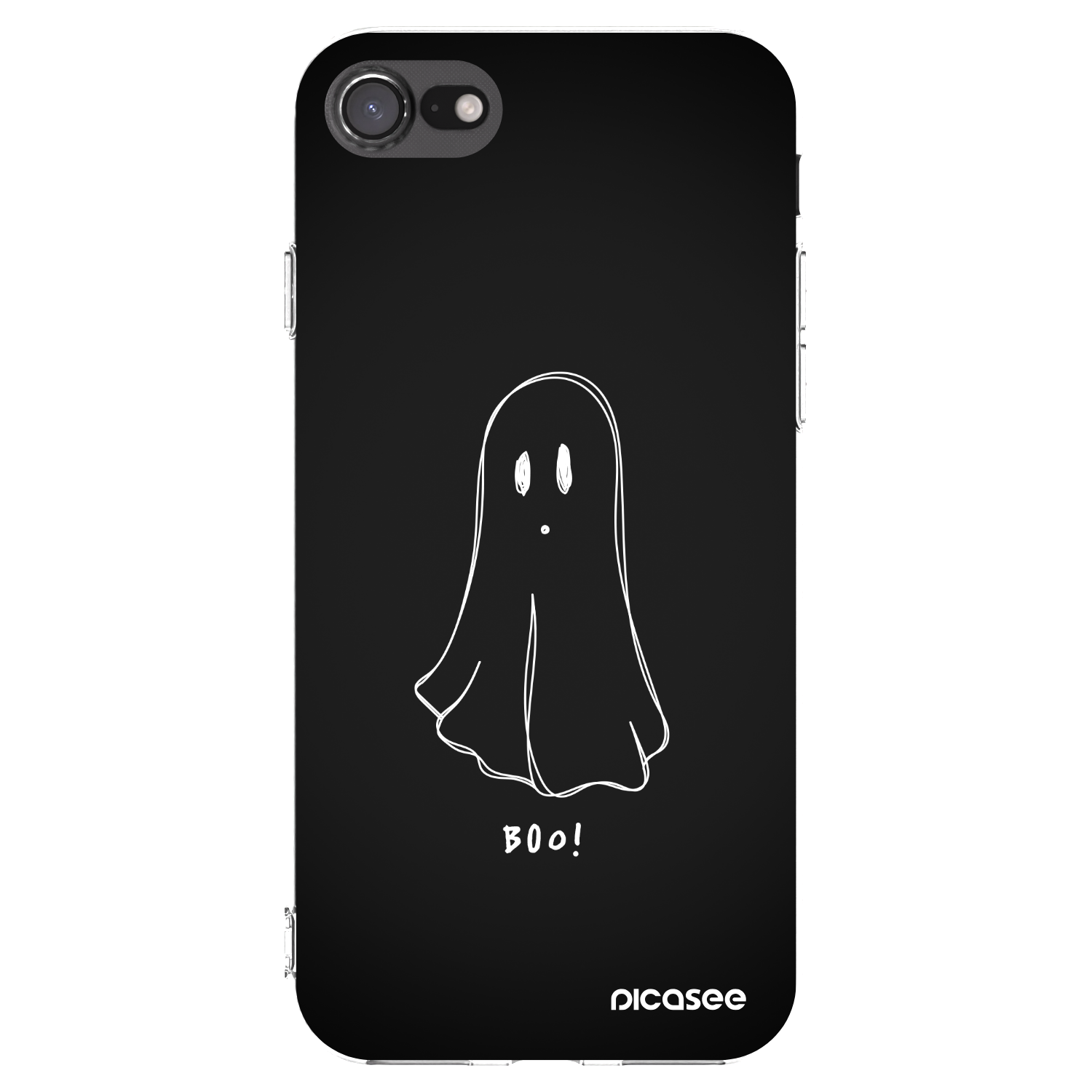 Picasee átlátszó szilikon tok az alábbi mobiltelefonokra Apple iPhone SE 2022 - Ghost 2