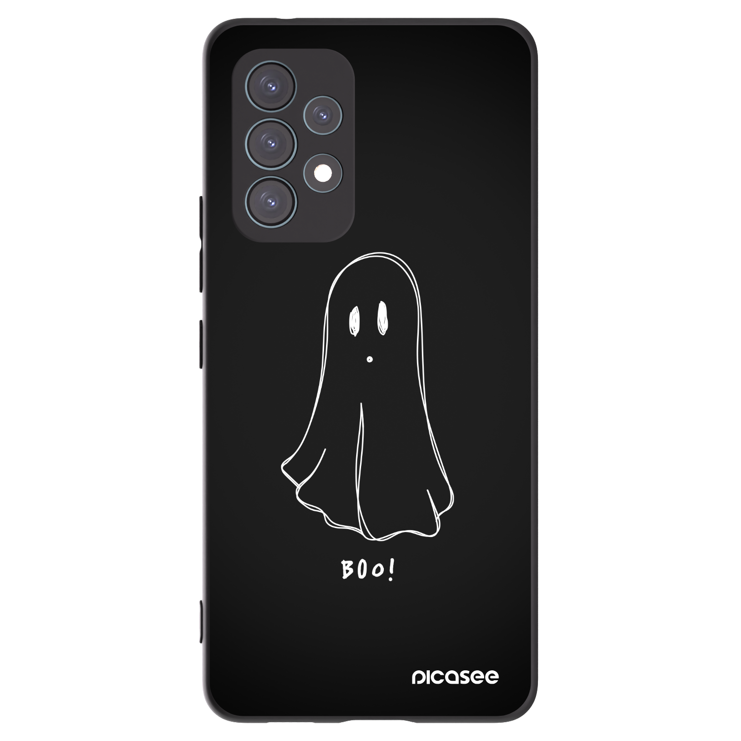 Picasee fekete szilikon tok az alábbi mobiltelefonokra Samsung Galaxy A53 5G A536 - Ghost 2