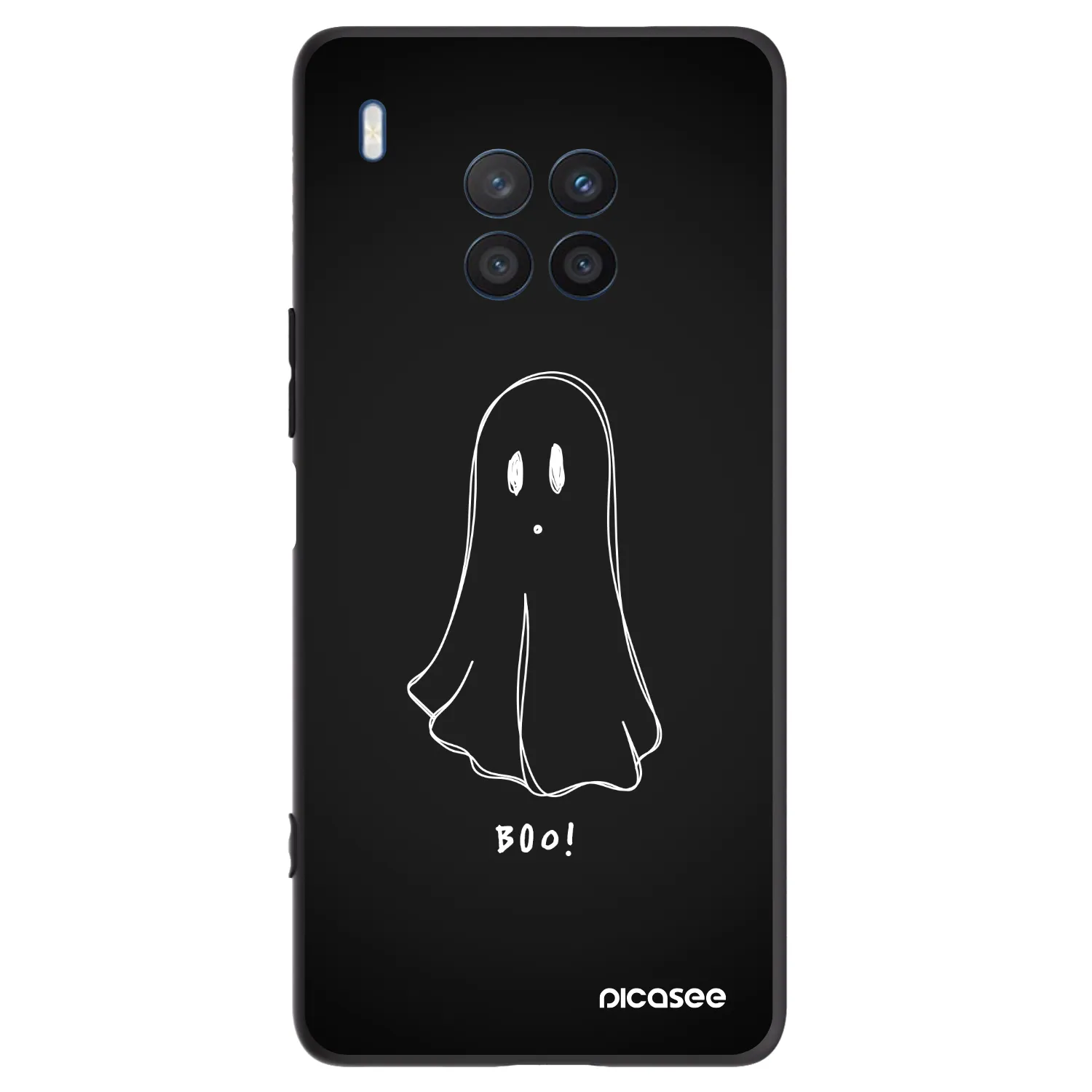 Picasee fekete szilikon tok az alábbi mobiltelefonokra Honor 50 Lite - Ghost 2