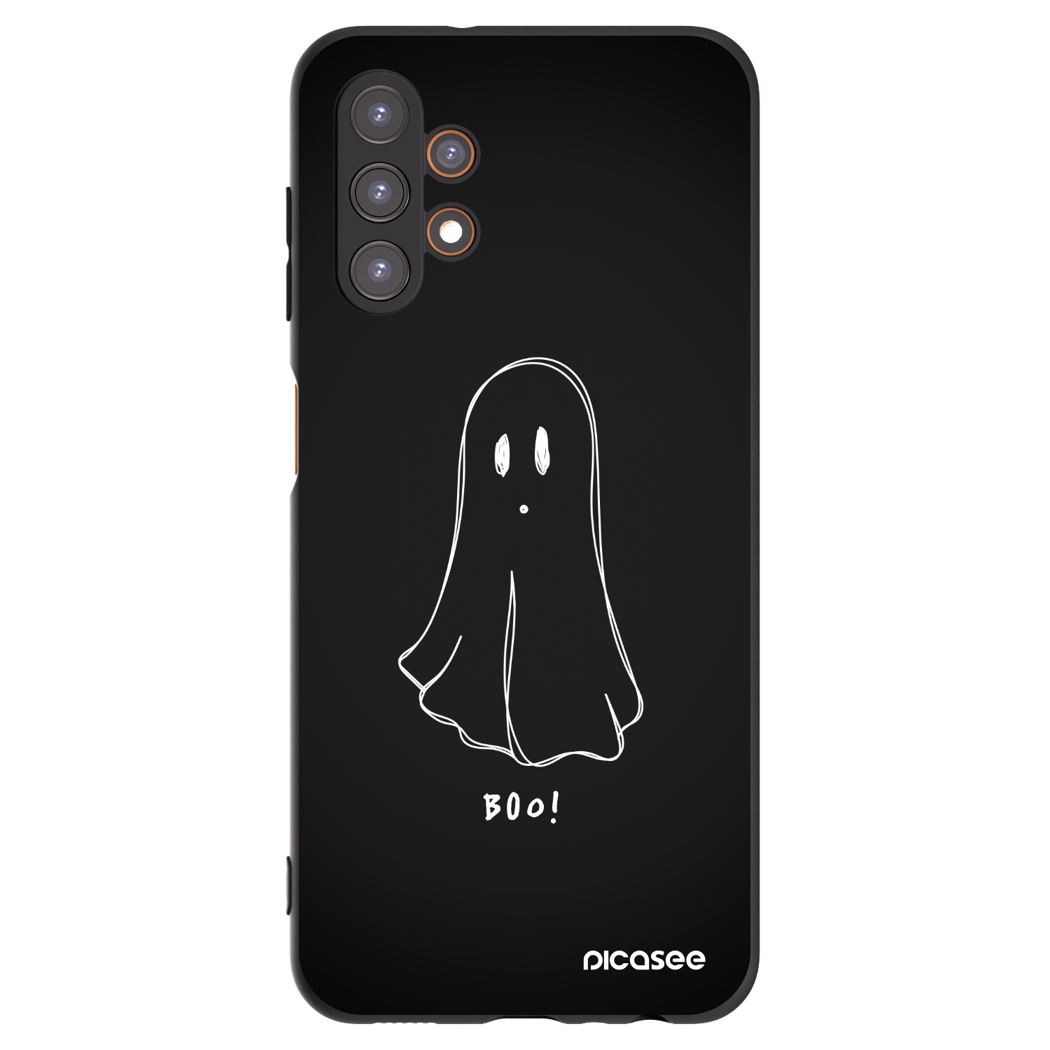 Picasee fekete szilikon tok az alábbi mobiltelefonokra Samsung Galaxy A13 4G A135 - Ghost 2