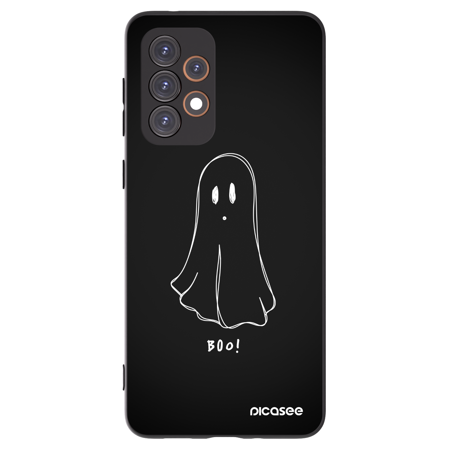 Picasee fekete szilikon tok az alábbi mobiltelefonokra Samsung Galaxy A33 5G A336 - Ghost 2