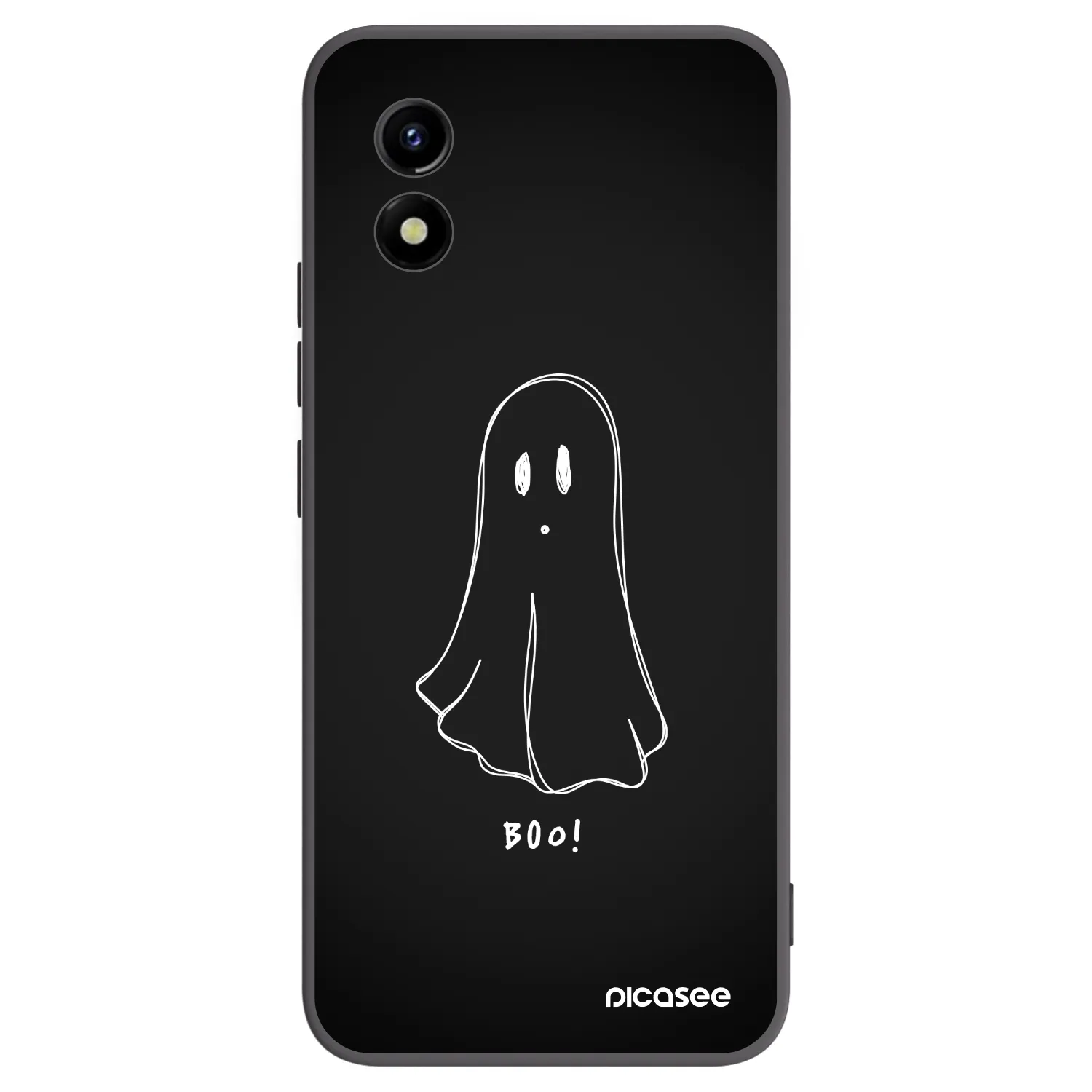 Picasee fekete szilikon tok az alábbi mobiltelefonokra Vivo Y01 - Ghost 2