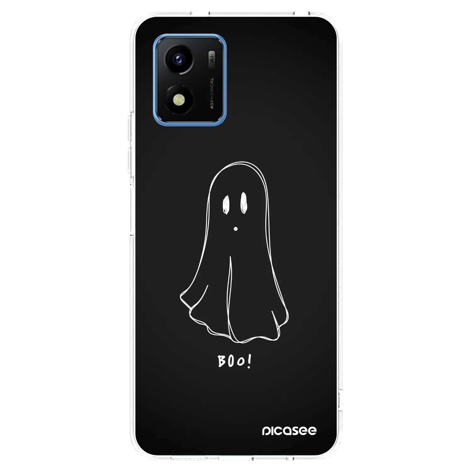 Picasee átlátszó szilikon tok az alábbi mobiltelefonokra Vivo Y01 - Ghost 2