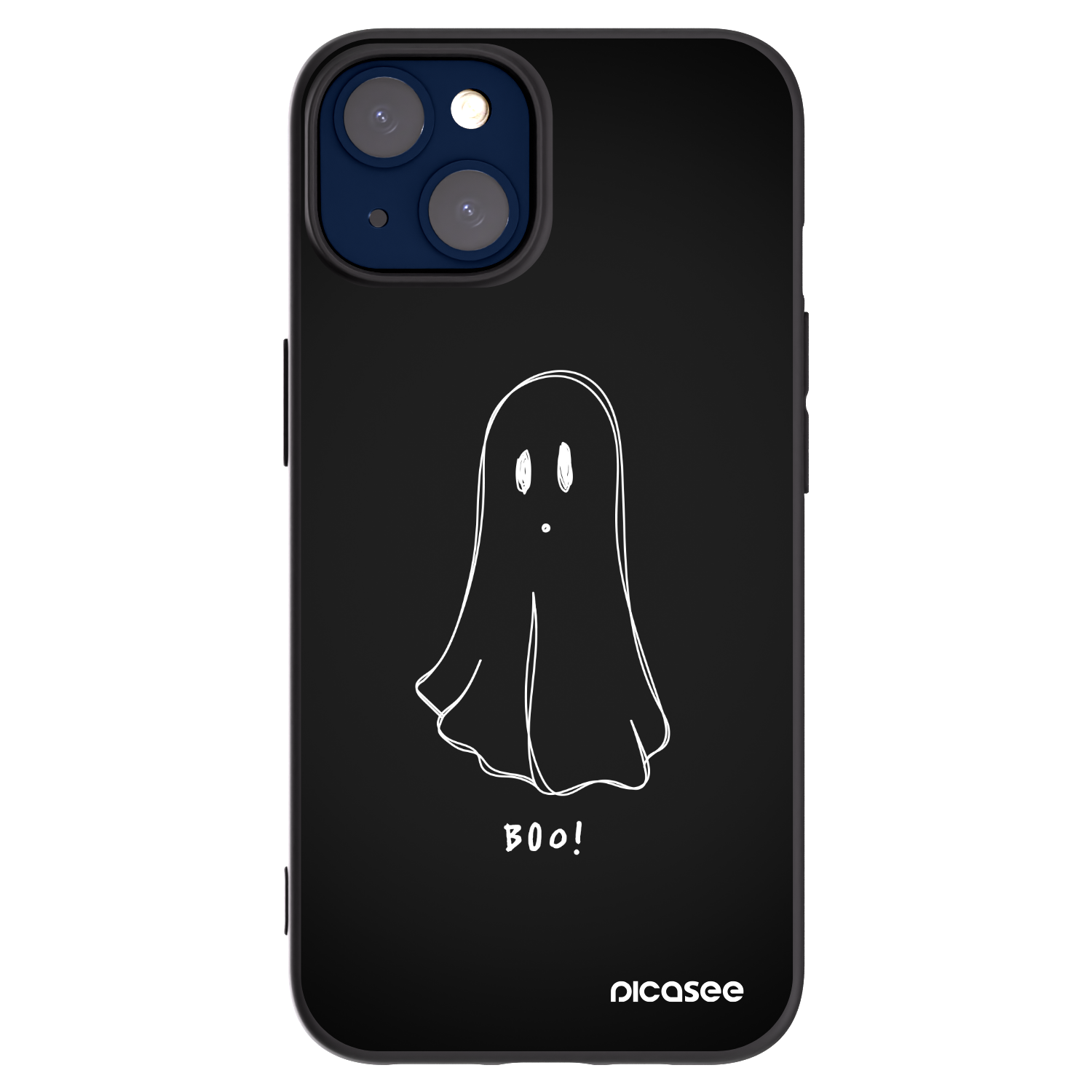 Picasee fekete szilikon tok az alábbi mobiltelefonokra Apple iPhone 14 - Ghost 2