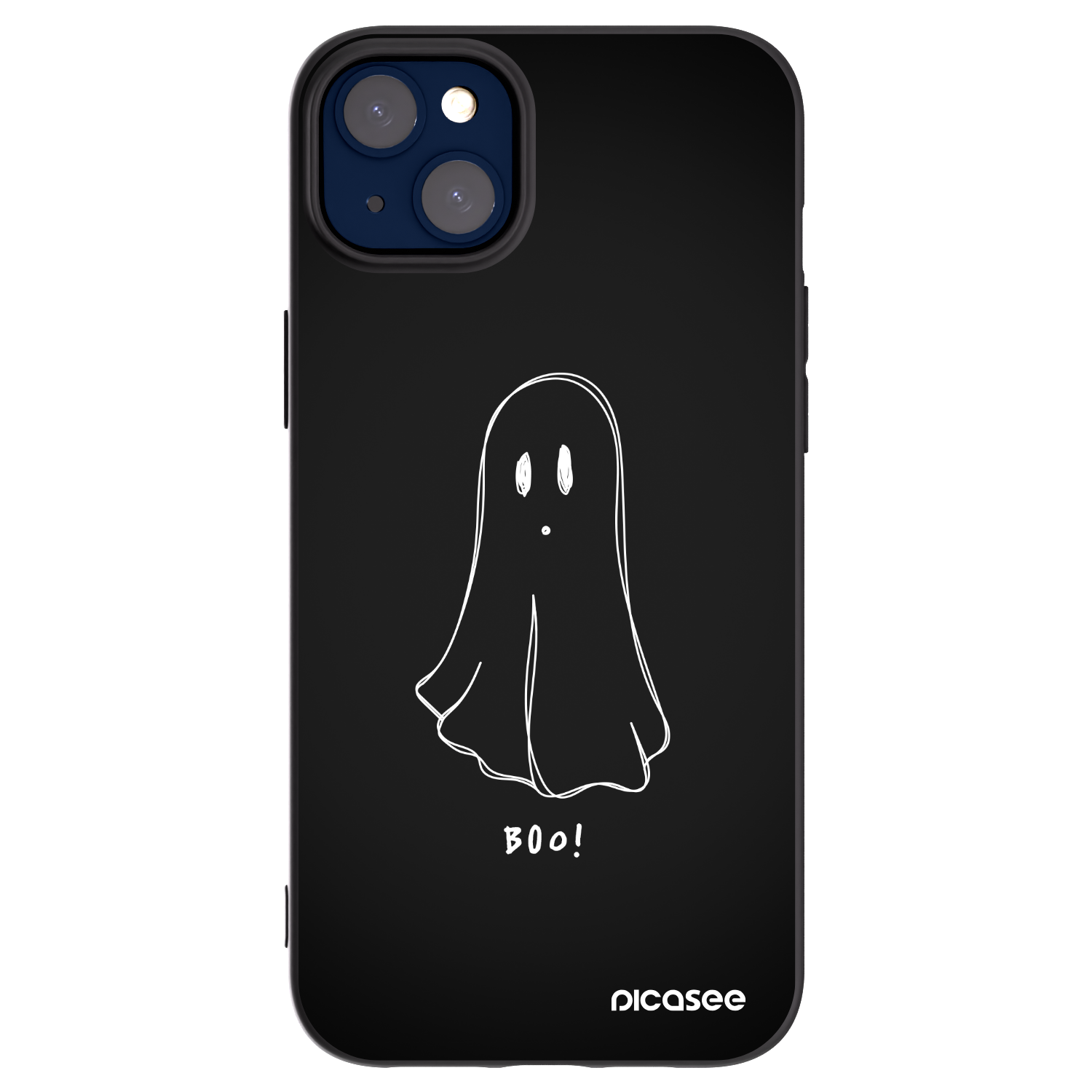 Picasee fekete szilikon tok az alábbi mobiltelefonokra Apple iPhone 14 Plus - Ghost 2