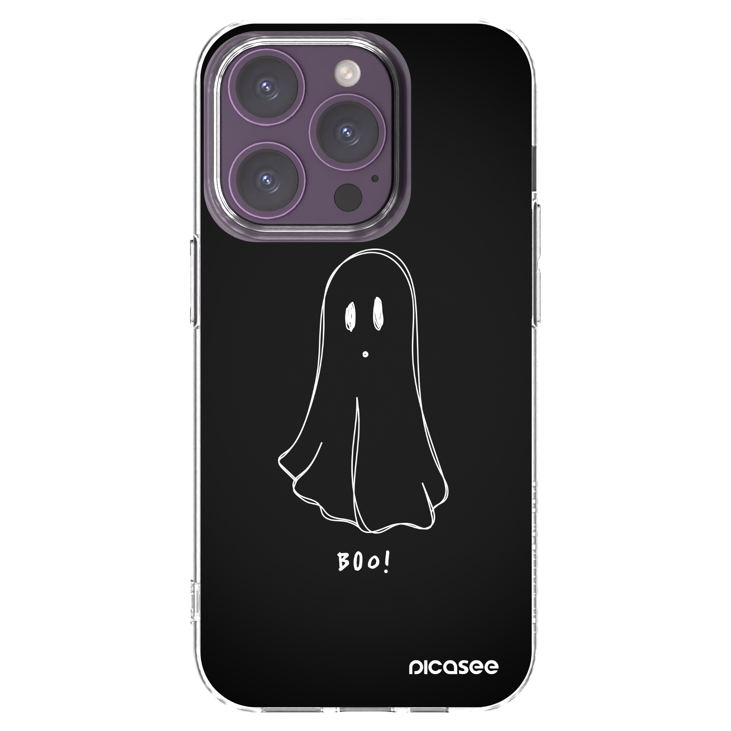 Picasee átlátszó szilikon tok az alábbi mobiltelefonokra Apple iPhone 14 Pro - Ghost 2