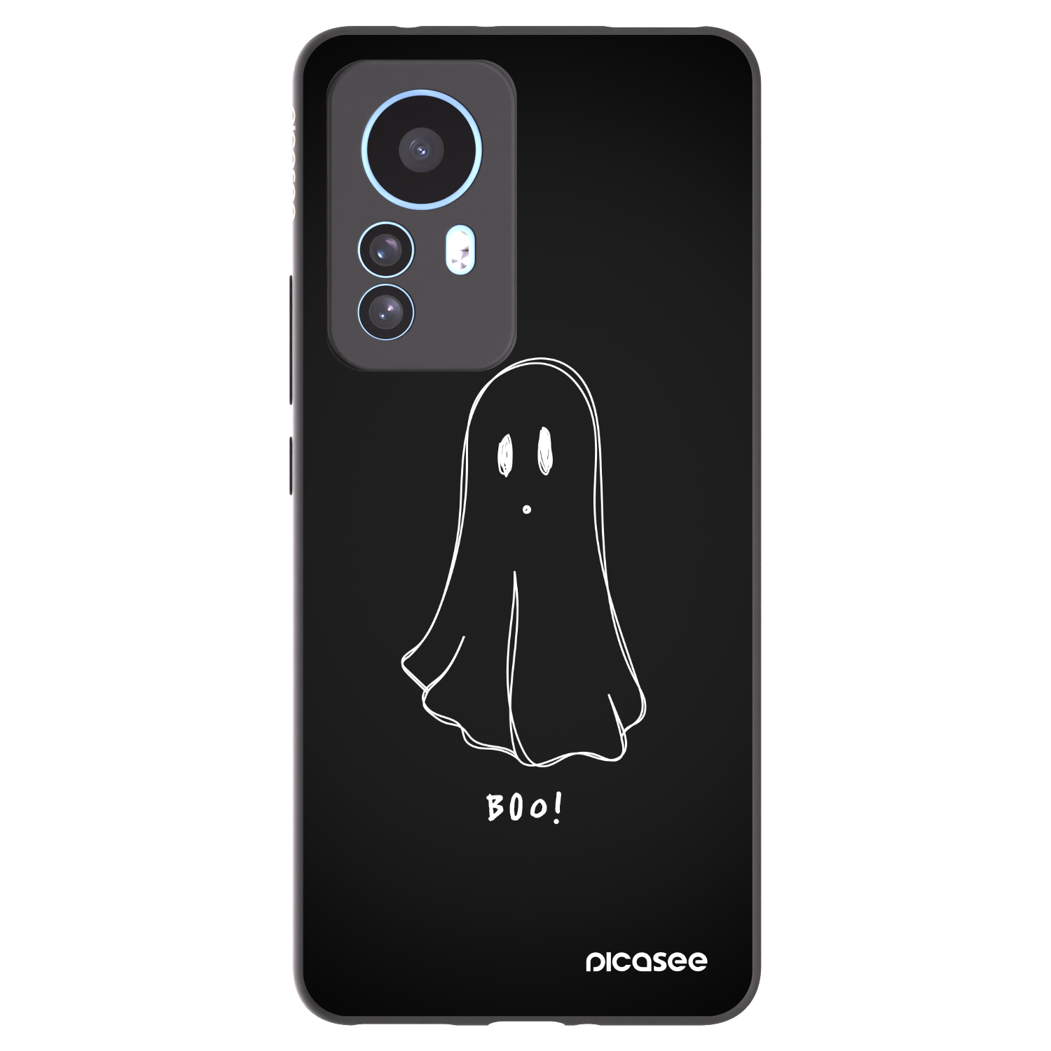 Picasee fekete szilikon tok az alábbi mobiltelefonokra Xiaomi 12T Pro - Ghost 2